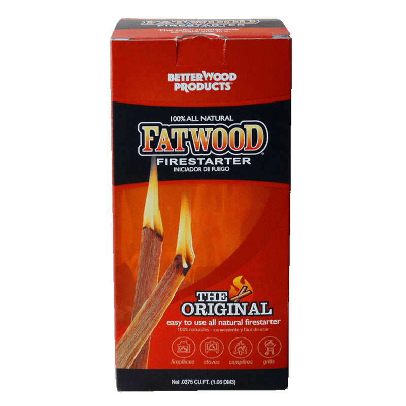 Better Wood Products All Natural Pine Wood Fatwood Firestarter, 5 Pound Box