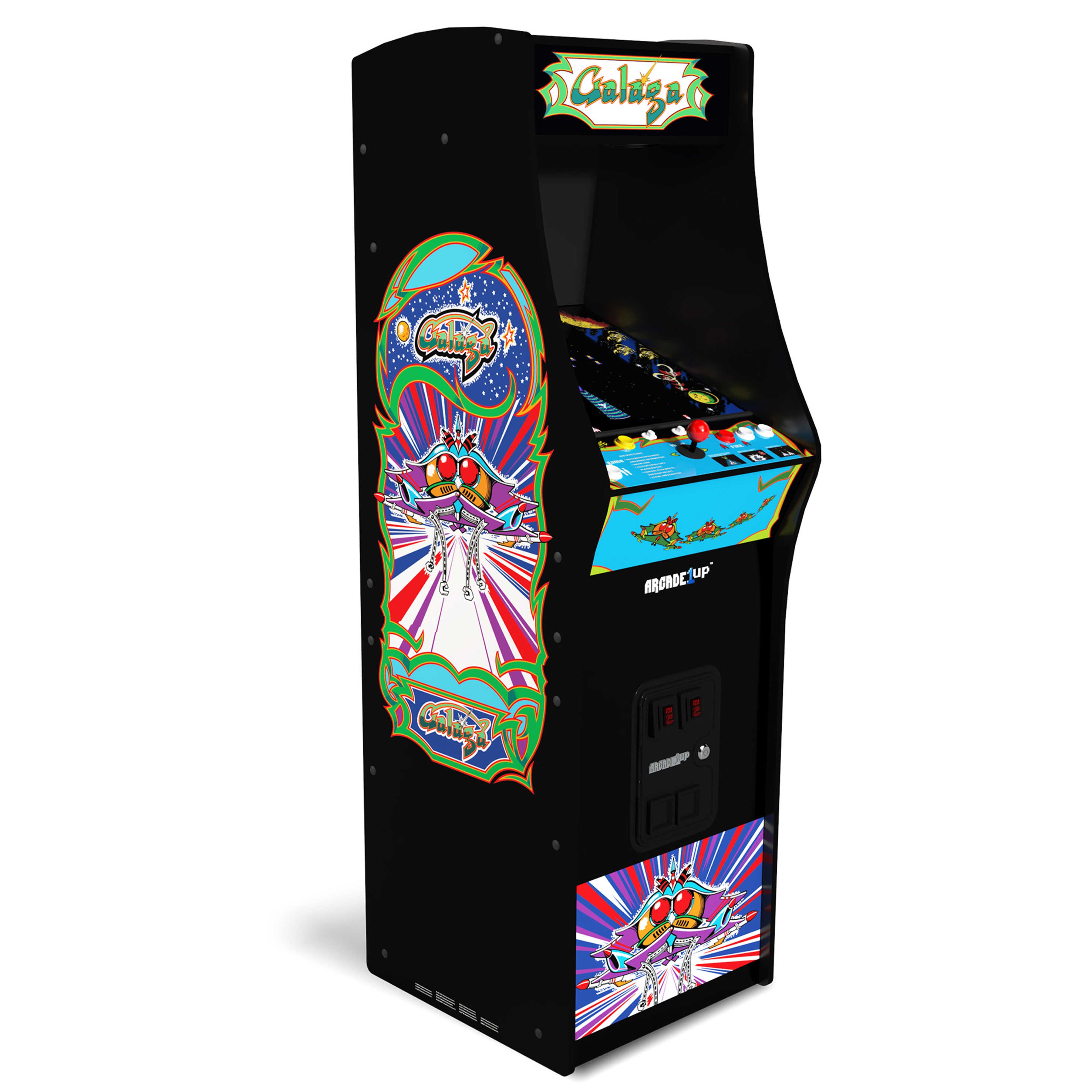 Arcade1Up GALAGA Deluxe 14 Games in 1, 5 Foot Stand-Up Arcade Machine (Open Box) - VMInnovations