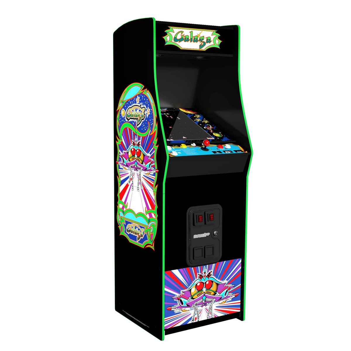 Arcade1Up GALAGA 14 Games in 1, 5 Ft Stand-Up Cabinet Arcade Machine (For Parts)