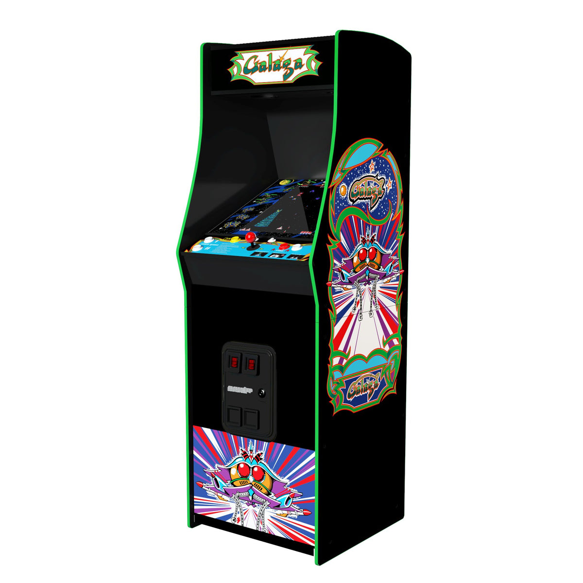 Arcade1Up GALAGA 14 Games in 1, 5 Ft Stand-Up Cabinet Arcade Machine (For Parts)