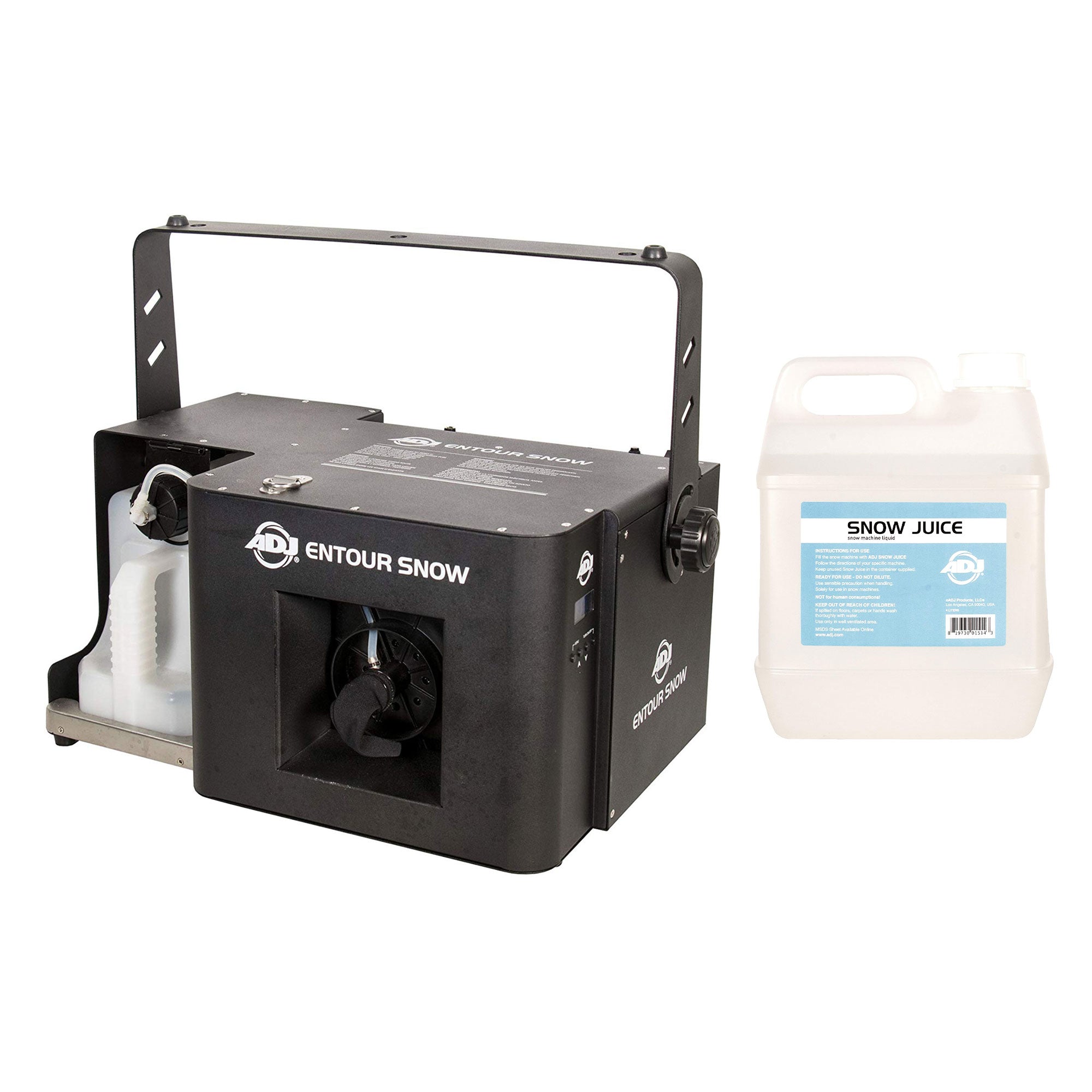 ADJ Holiday and Winter Imitation Snow Machine with 1 Gallon Snow Fluid Juice - VMInnovations