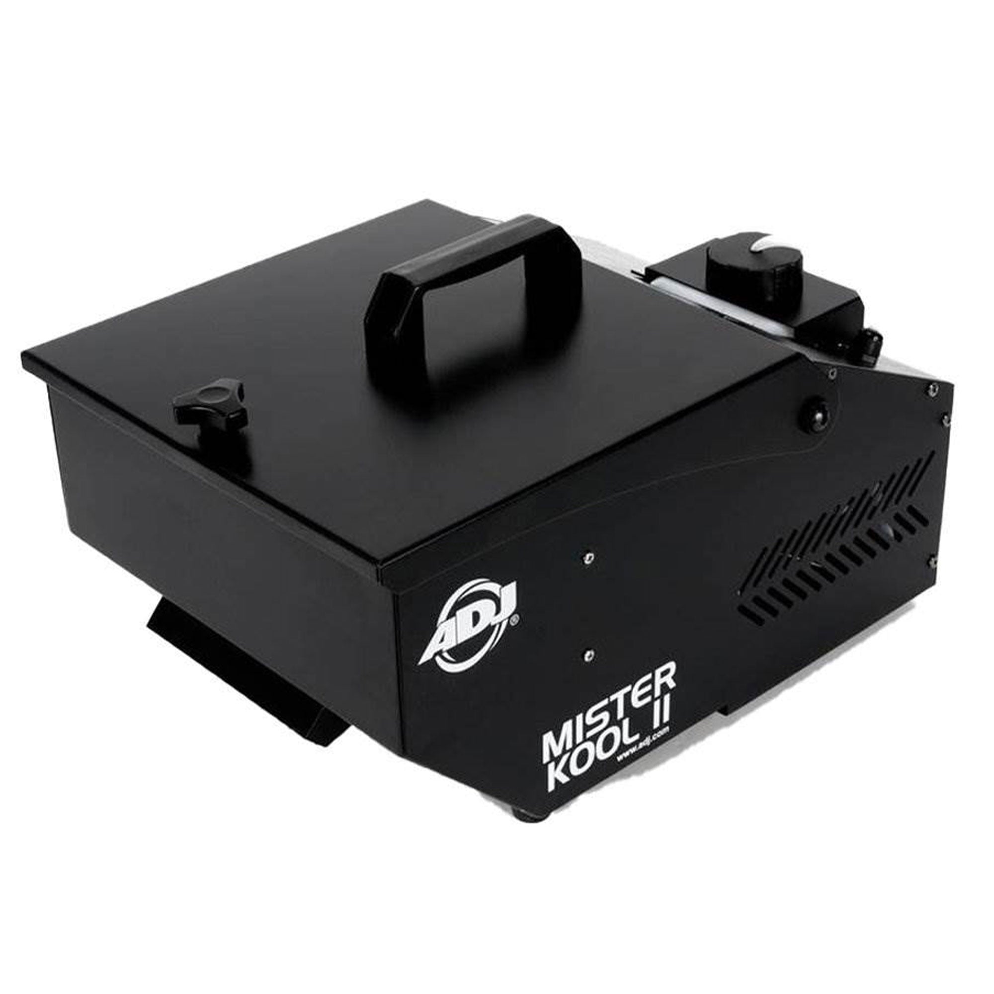 ADJ Low-Lying Water-Based Fog Machine, Black & 4 Liter Fog Liquid Juice, 2 Pack - VMInnovations