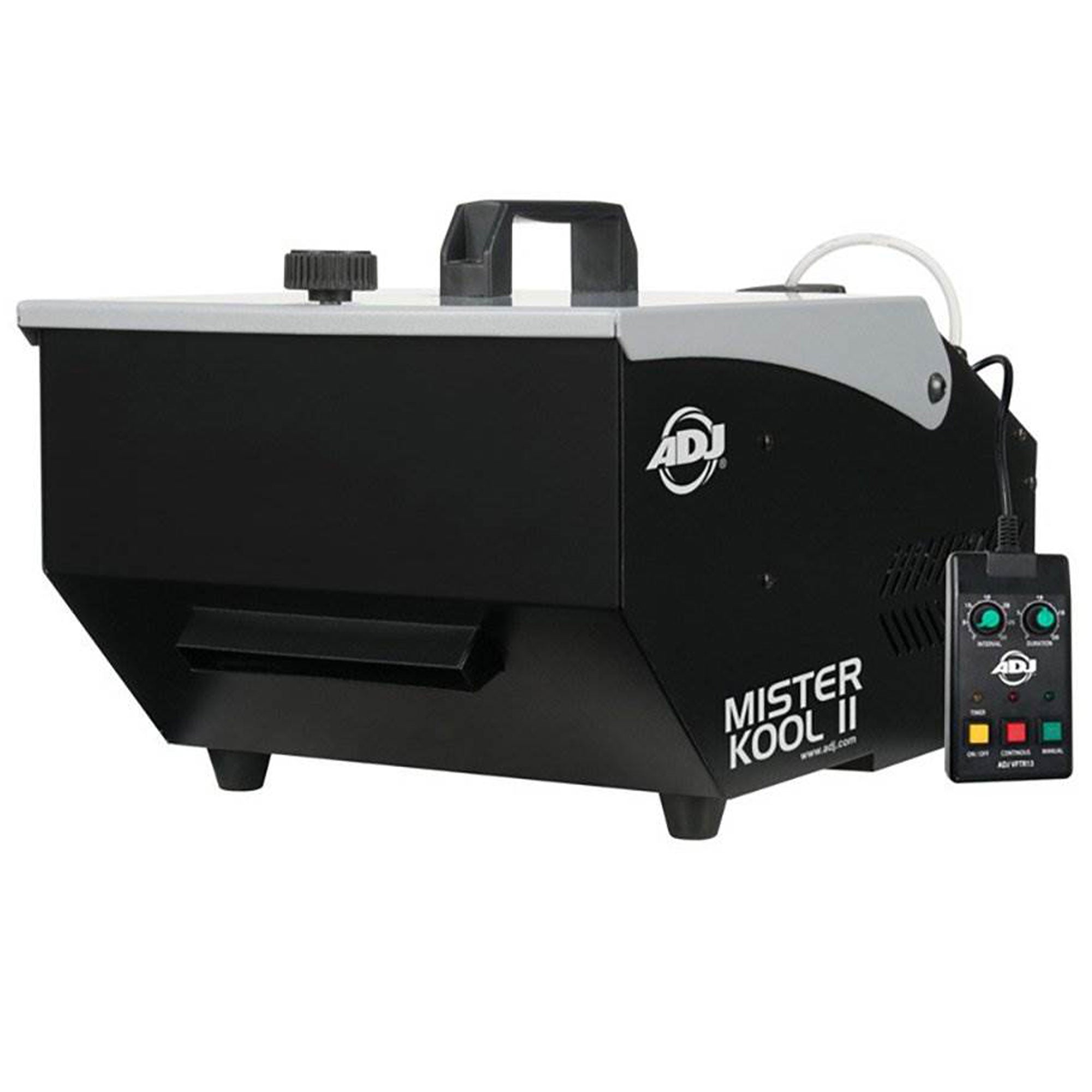 ADJ Low-Lying Water-Based Fog Machine, Black/Silver & 4L Fog Liquid Juice,4 Pack