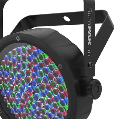 CHAUVET DJ DMXAN2 ArtNet/sACN Node & SlimPAR 56 RGB LED Can Light Fixture,2 Pack