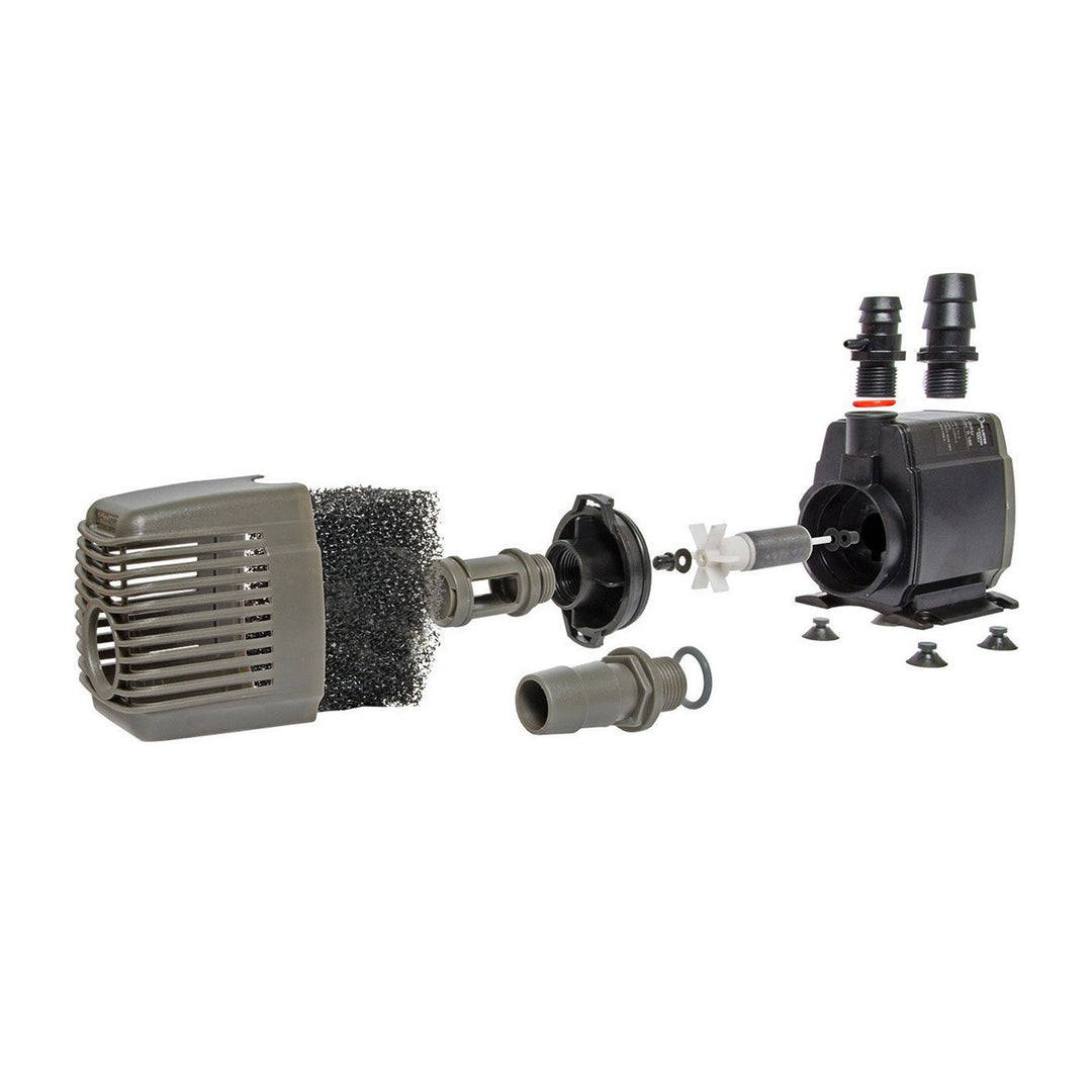 Active Aqua 550 GPH Submersible Water Pump and 25 Foot Vinyl Irrigation Tubing - VMInnovations