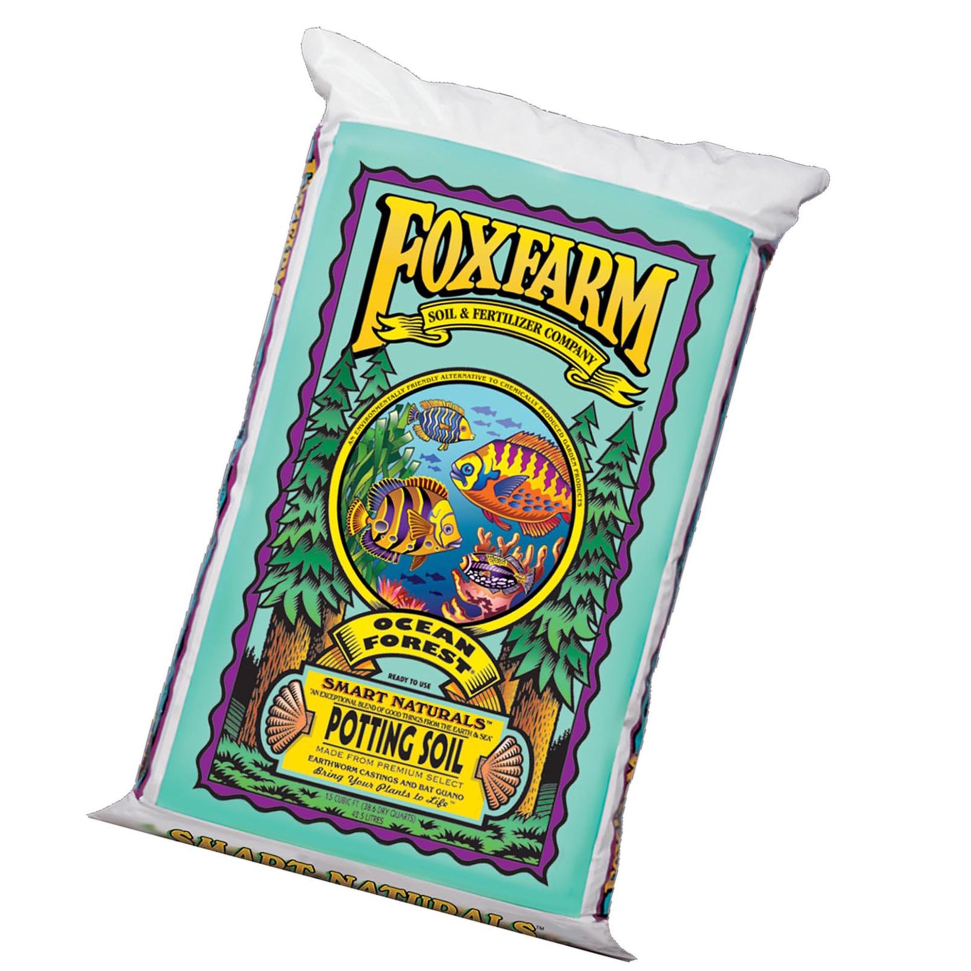 FoxFarm Happy Frog Rapid Growth Soil, 12 Qt & Ocean Forest Potting Soil, 38.6 Qt - VMInnovations