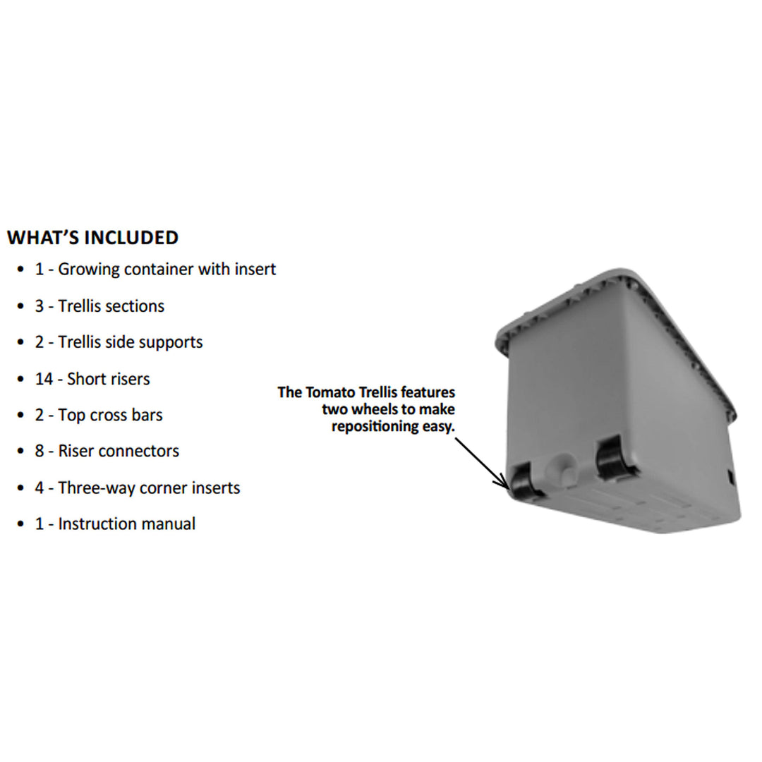 Hydrofarm 10 Gal Gardener w/4' Trellis Tower & FoxFarm Happy Frog Soil, 12 Qt - VMInnovations