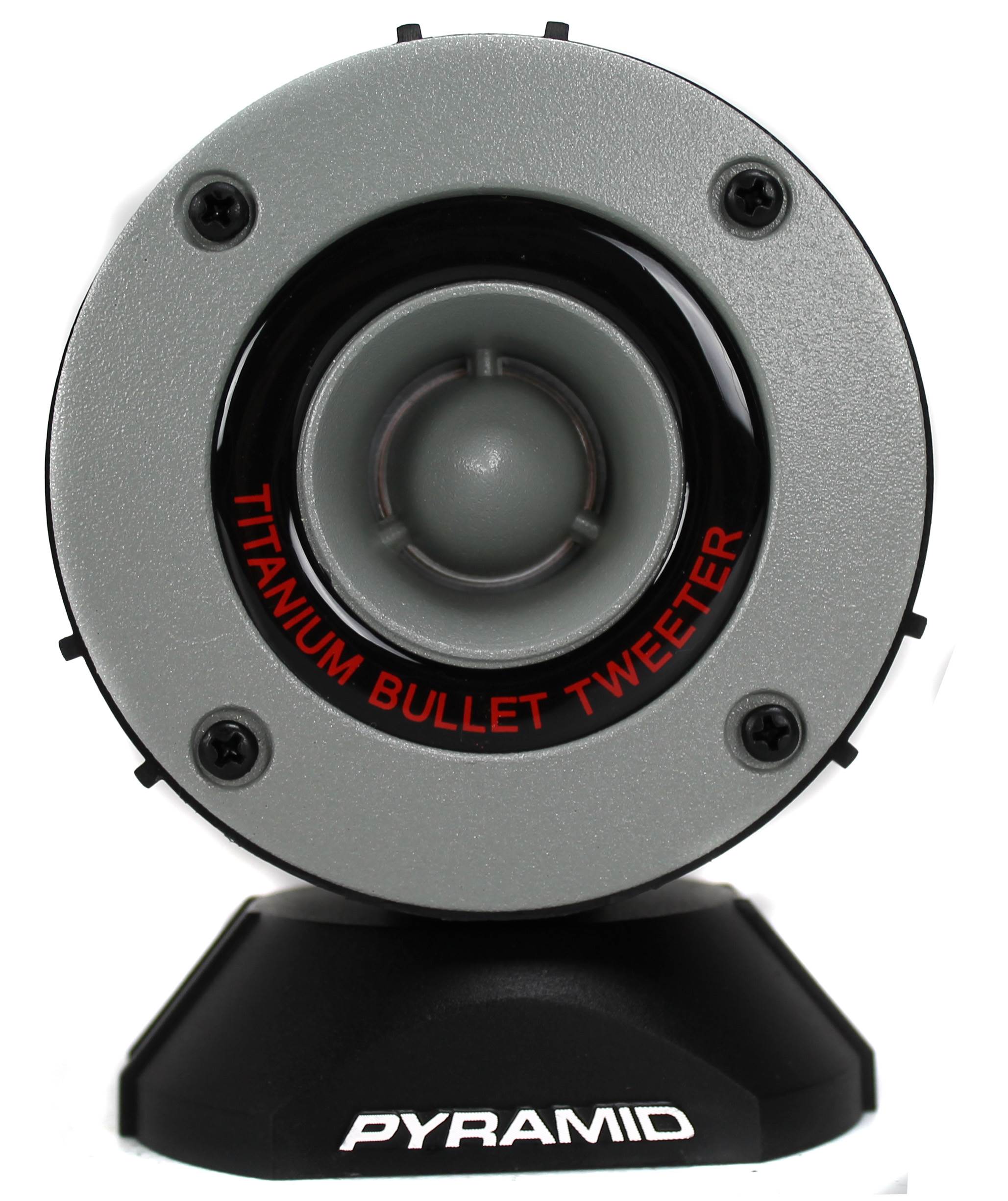 2) New Pyramid TW28 3.75" 300W Audio Horn Bullet Aluminum Tweeters (Open Box) - VMInnovations