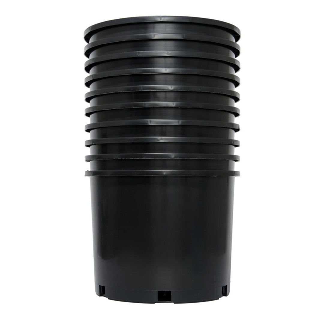 Pro Cal 5 Gal Premium Nursery Black Plastic Planter Garden Grow Pots (Set of 20) - VMInnovations