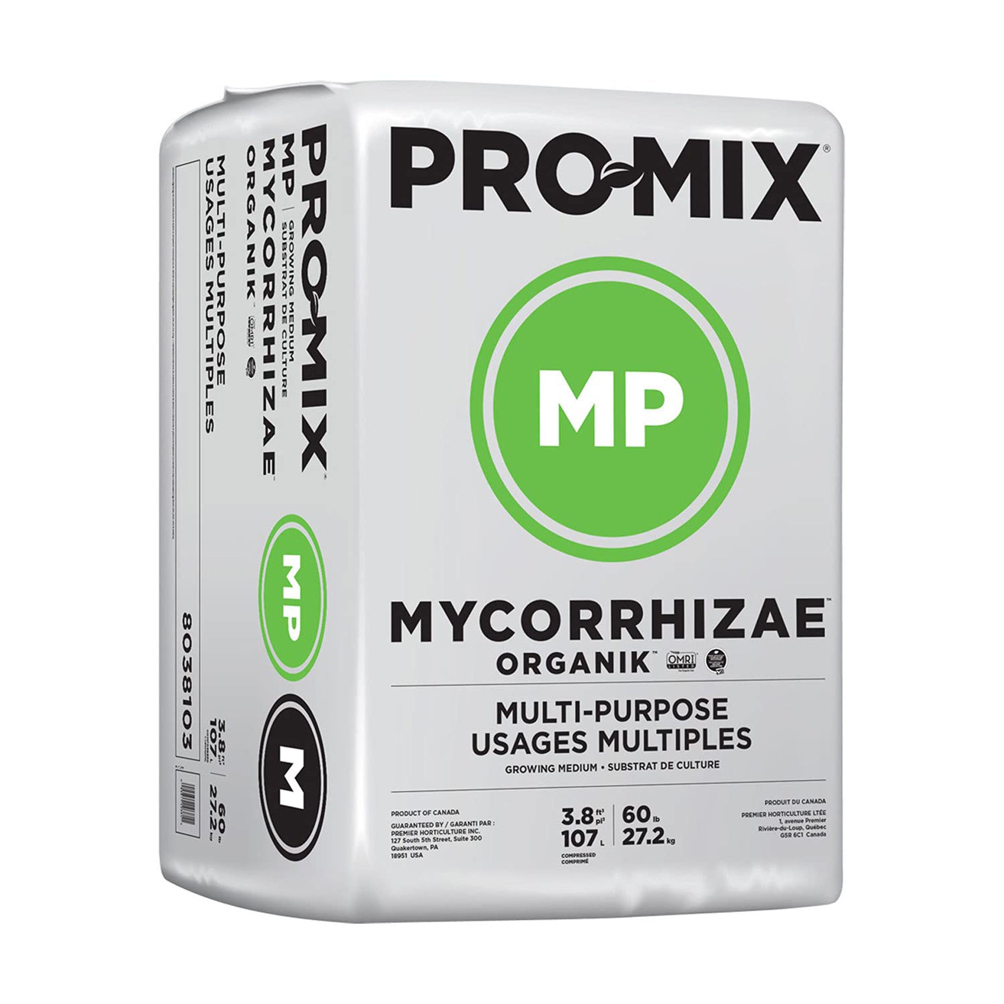 PRO-MIX MP Mycorrhizae Organik Grow Medium & AgroBrite 2' Grow Light Fixture - VMInnovations