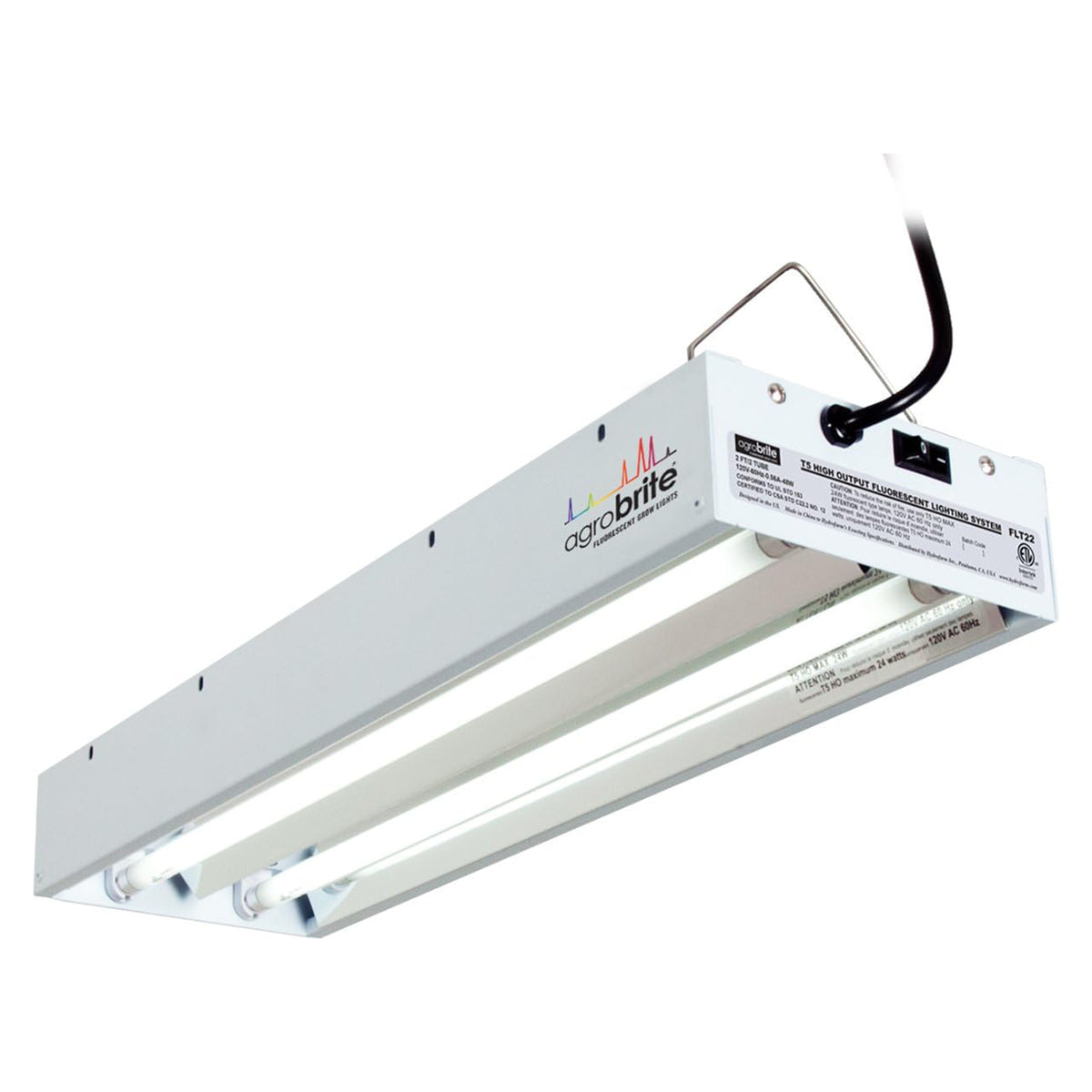 PRO-MIX MP Mycorrhizae Organik Grow Medium & AgroBrite 2' Grow Light Fixture,48W