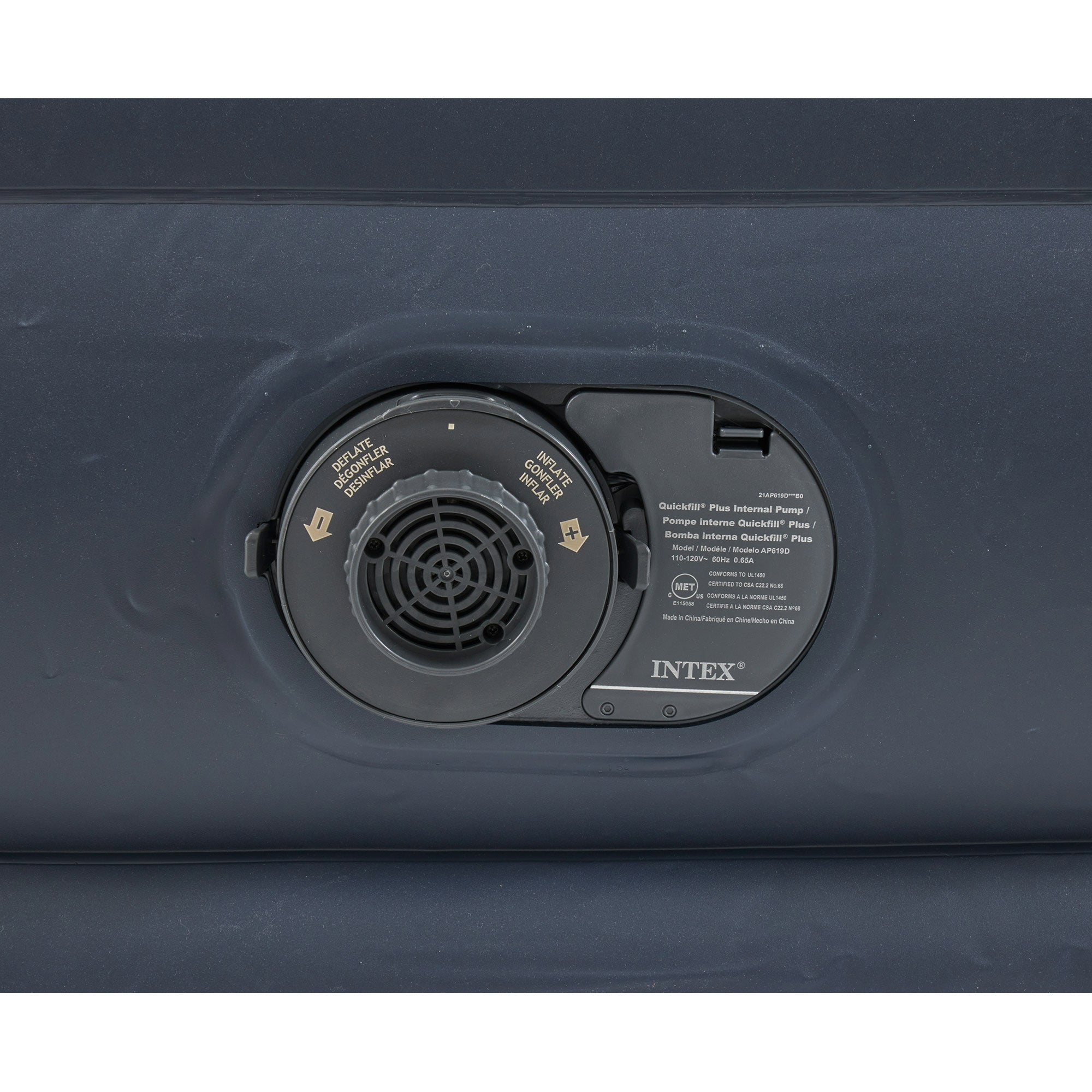 Intex Dura Beam Plus Deluxe Airbed, Air Mattress w/Built In Pump, King (2 Pack) - VMInnovations
