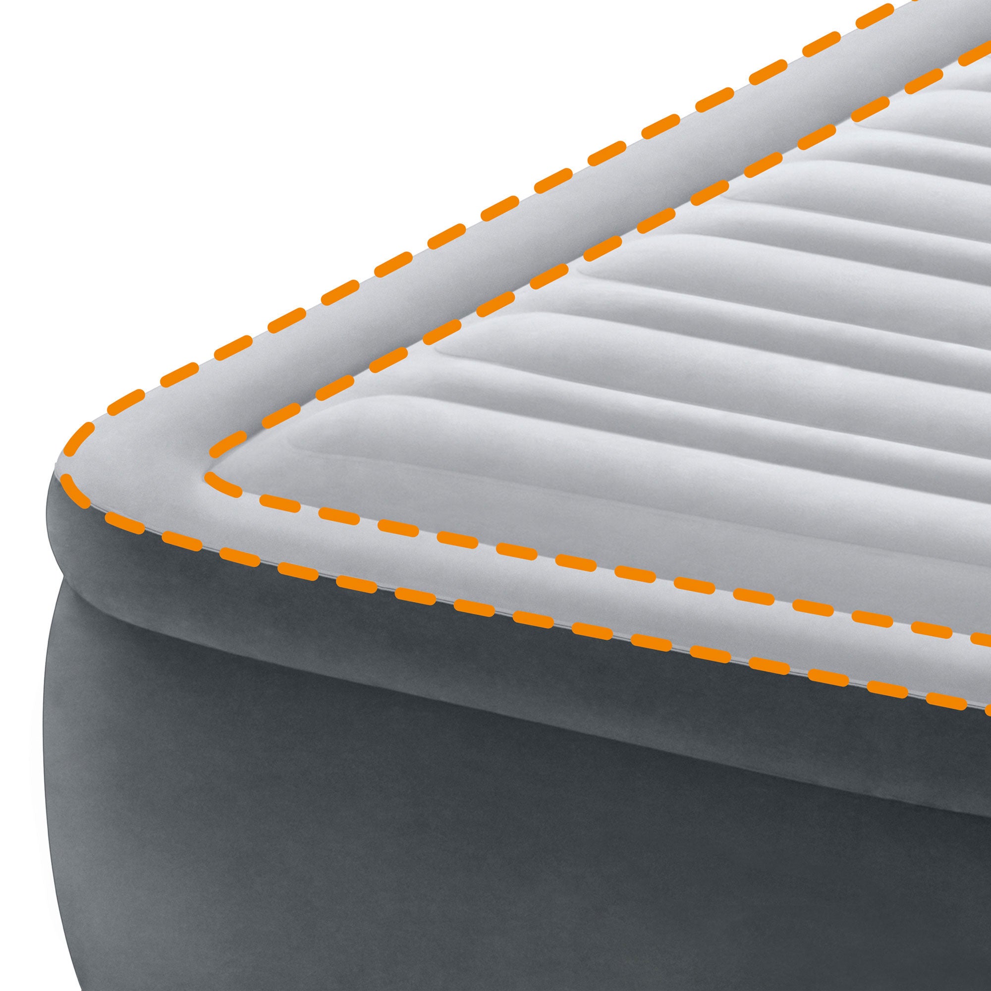 Intex Dura Beam Ultra Plush Headboard Airbed w/Built In Pump, Queen (2 Pack) - VMInnovations
