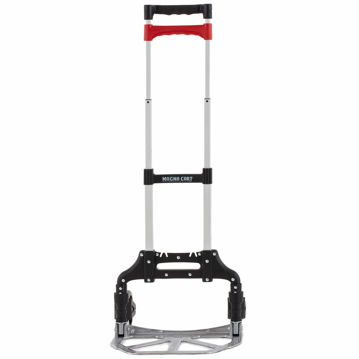 Magna Cart Personal MCI Folding Hand Truck with Rubber Wheels, Black (5 Pack)