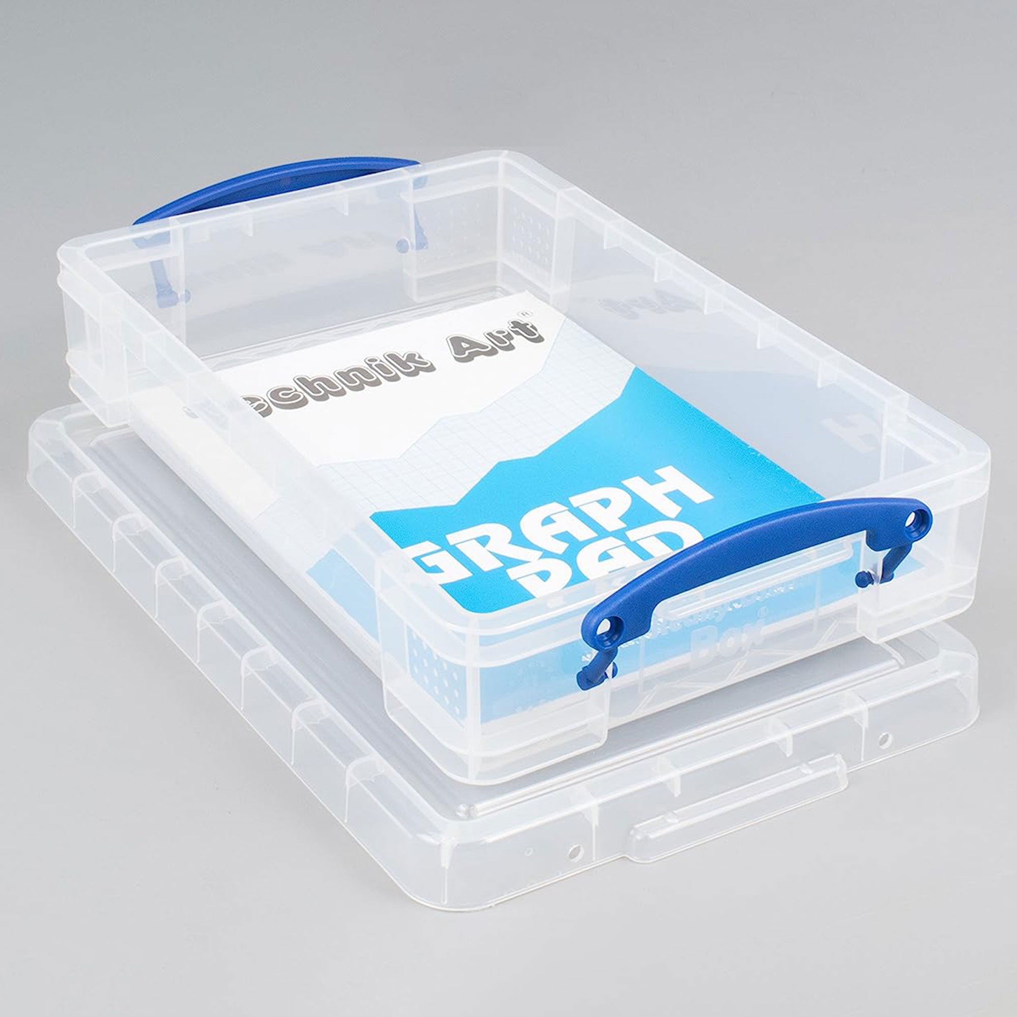 Really Useful Box 4L Storage Container with Lid and Clip Lock Handles, (4 Pack) - VMInnovations