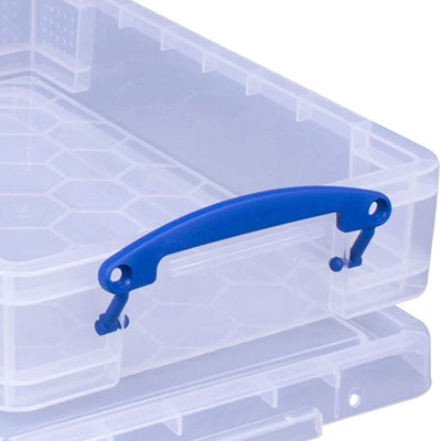 Really Useful Box 4L Storage Container with Lid and Clip Lock Handles, (10 Pack)