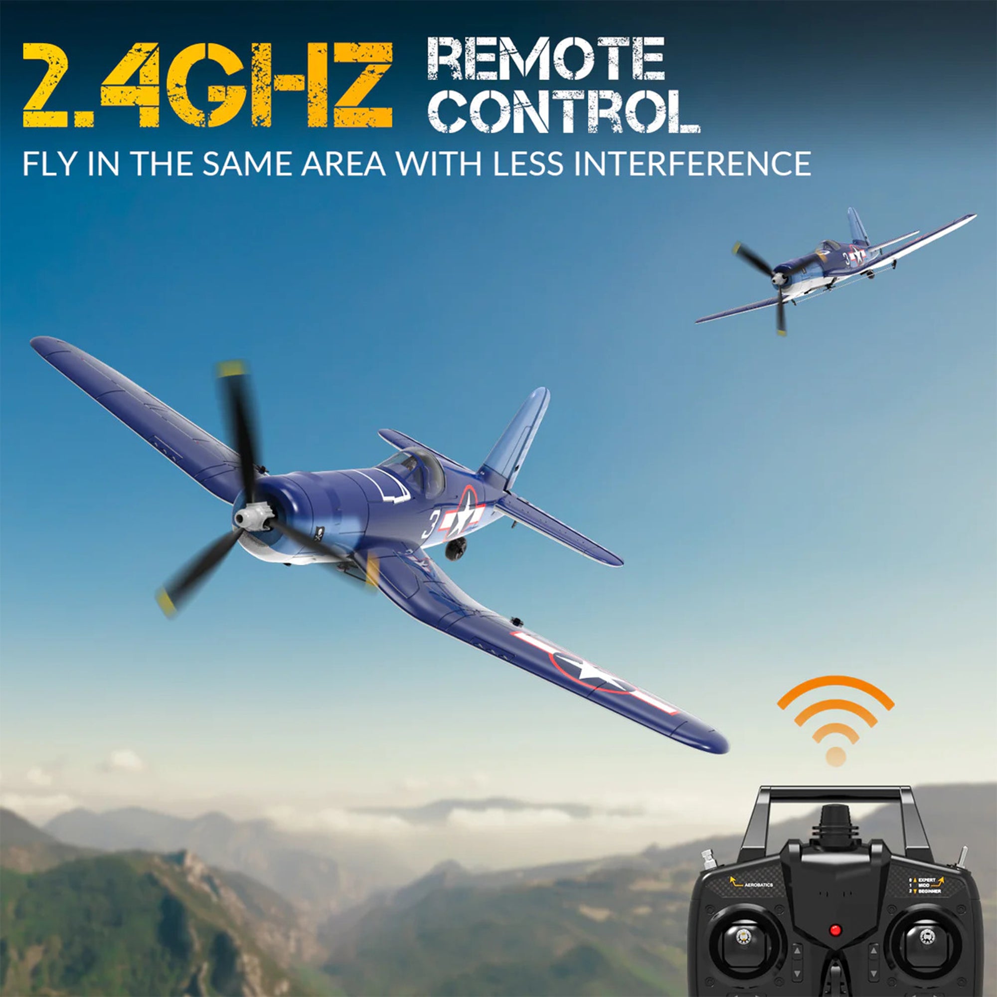 VOLANTEXRC One Key Turn Remote Control Airplane w/Xpilot Stabilizer(Open Box) - VMInnovations