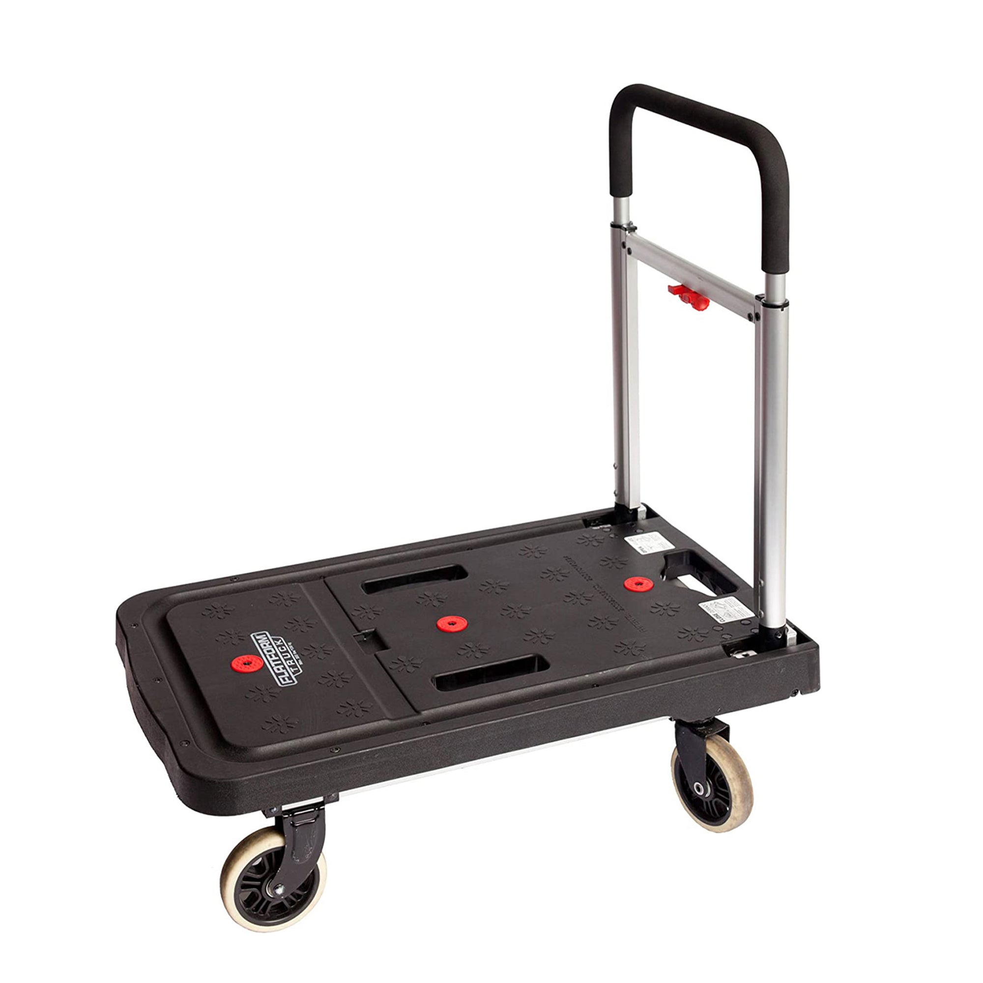 Magna Cart FF 4 Wheel Folding Platform Transport Cart Supports 300 lbs (3 Pack) - VMInnovations