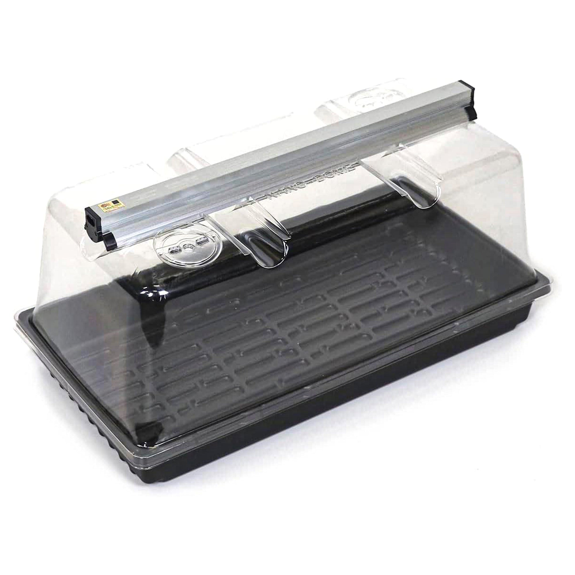 SunBlaster SL1600205 T5HO Mini Greenhouse Kit w/NanoDome & Tray for Seed Starter - VMInnovations