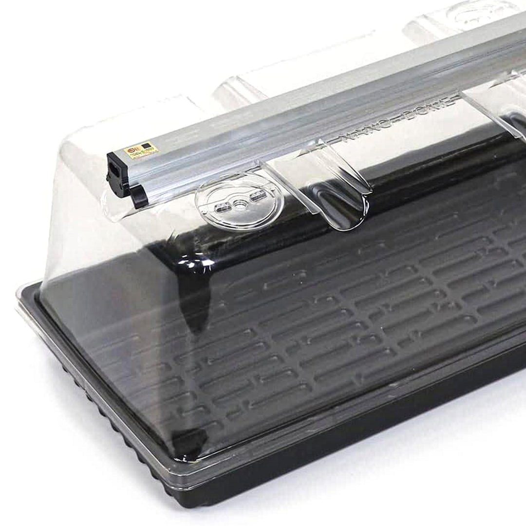 SunBlaster SL1600205 T5HO Mini Greenhouse Kit w/NanoDome & Tray for Seed Starter - VMInnovations