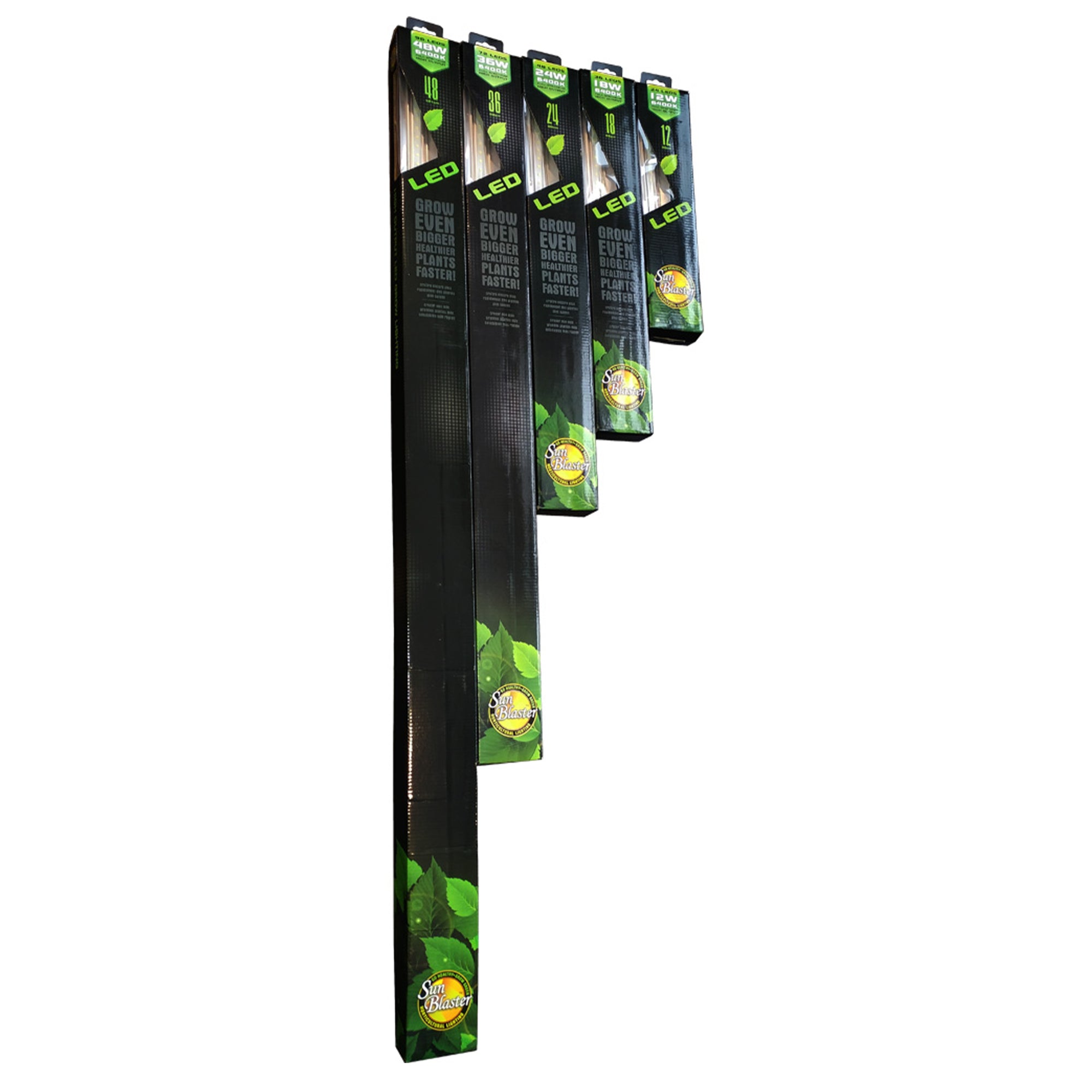 SunBlaster 48'' 6400K 48W Self Cooling High Output LED Strip Plant Grow Light - VMInnovations