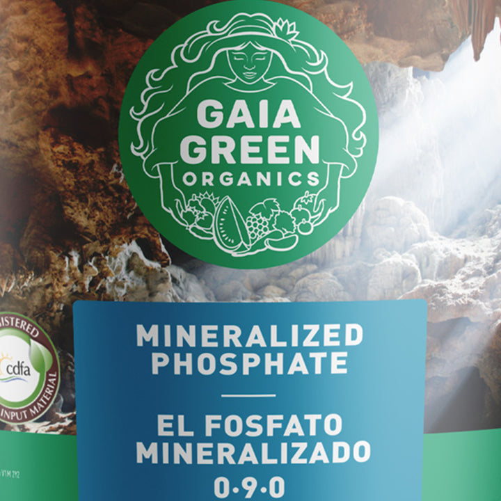 GAIA GREEN Organics Mineralized Phosphate Natural Mineral Soil Supplement, 2 kg - VMInnovations