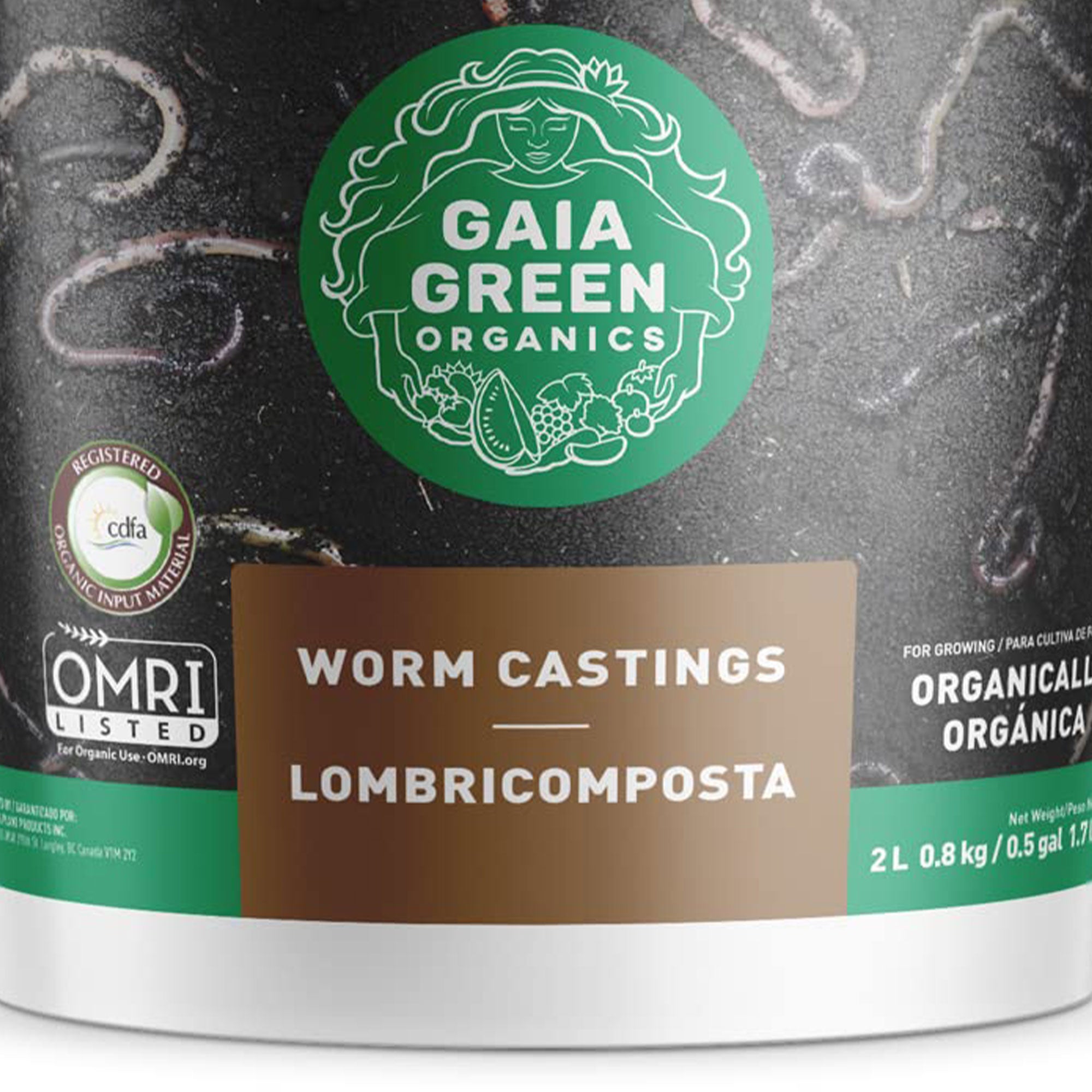 GAIA GREEN All Purpose Worm Castings Powder for Improved Soil Quality (Open Box)