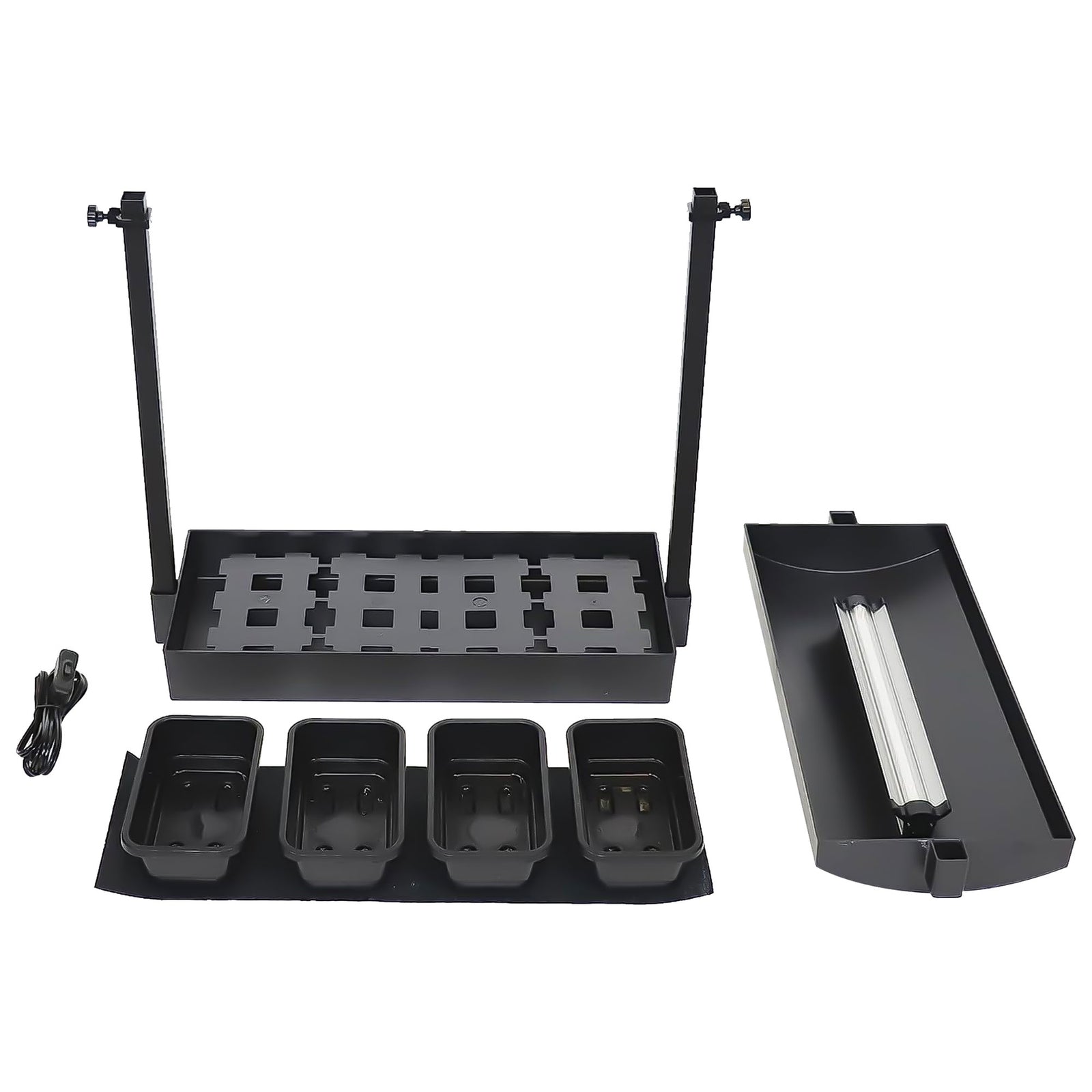 SunBlaster SL1600198 T5HO Micro T5 Grow Light Garden for Seed Starting, Black - VMInnovations