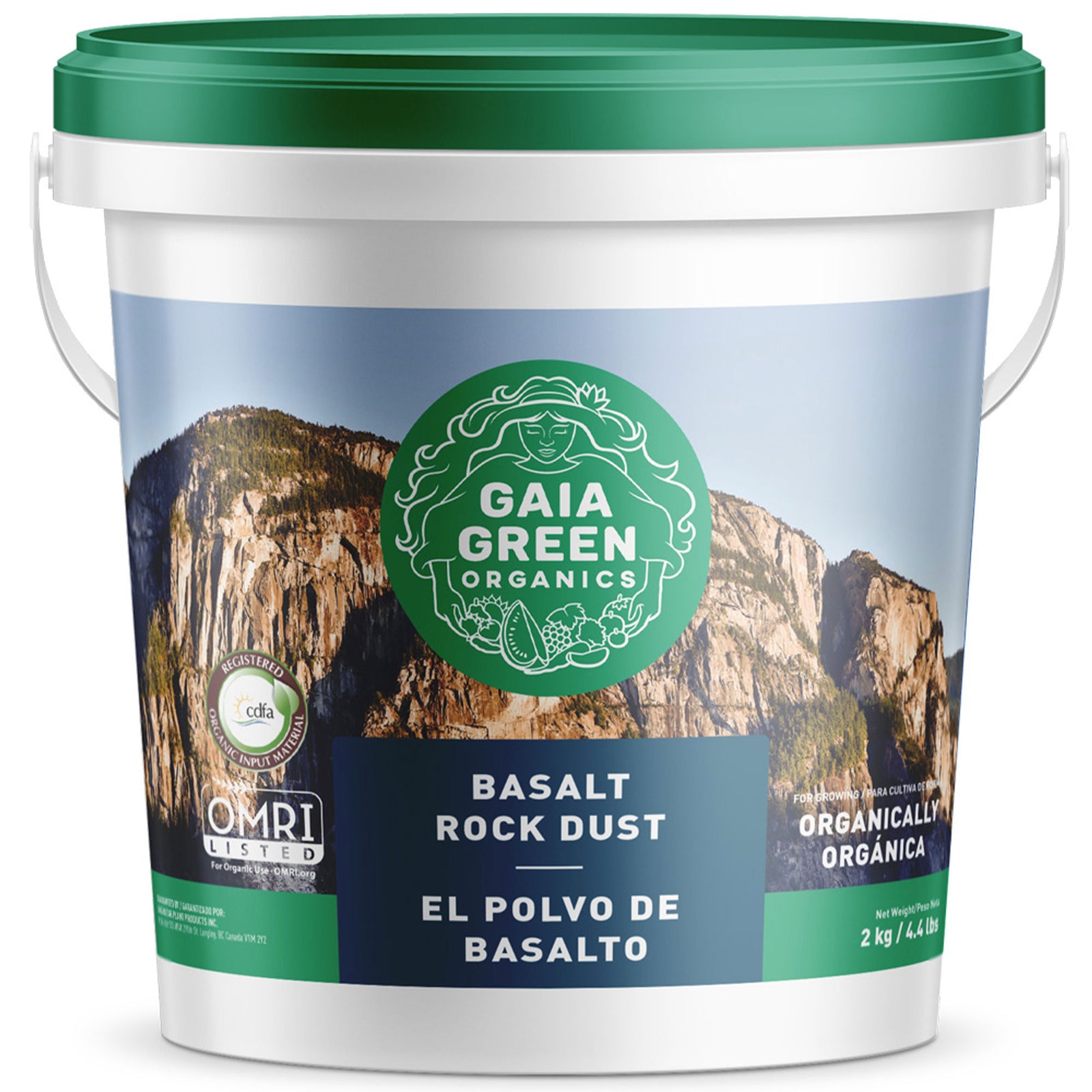GAIA GREEN Organics Basalt Rock Dust Natural Mineral Soil Plant Supplement, 2 kg - VMInnovations