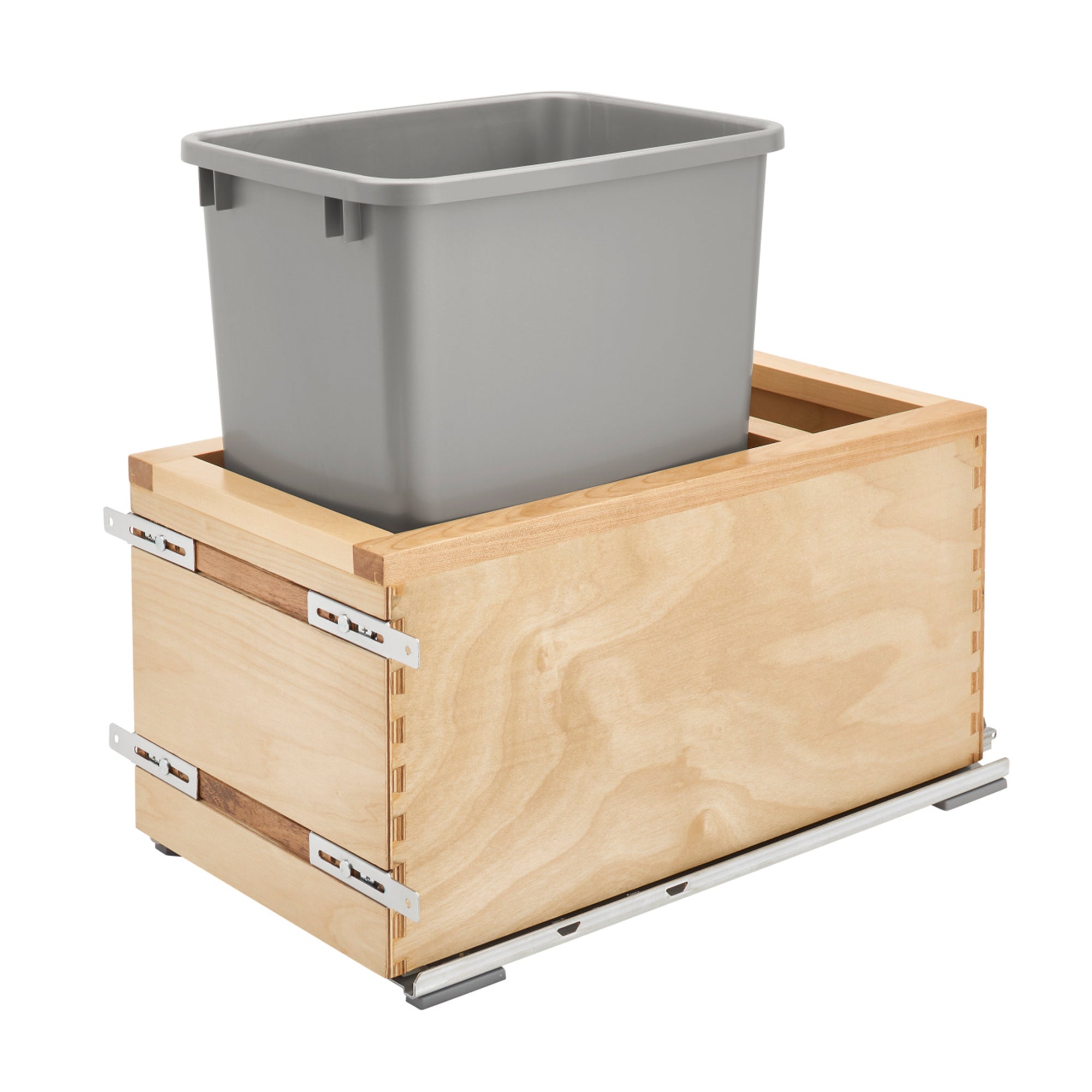 Rev-A-Shelf Pullout Trash Can for Kitchen Cabinet w/ Soft-close, 4VL-1535DM-1 - VMInnovations