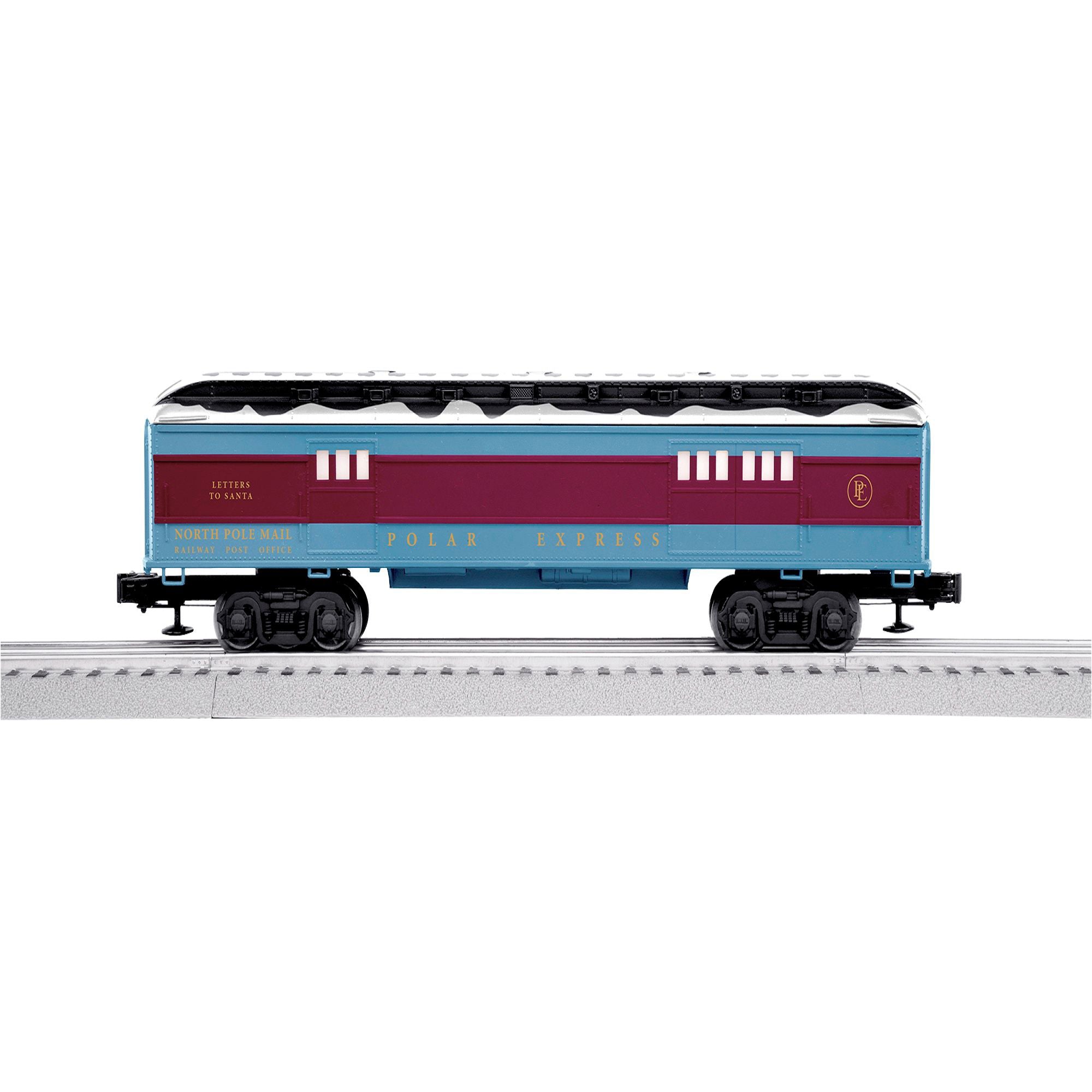 Lionel Trains The Polar Express Letters to Santa Mail Snow Covered Roof Car - VMInnovations