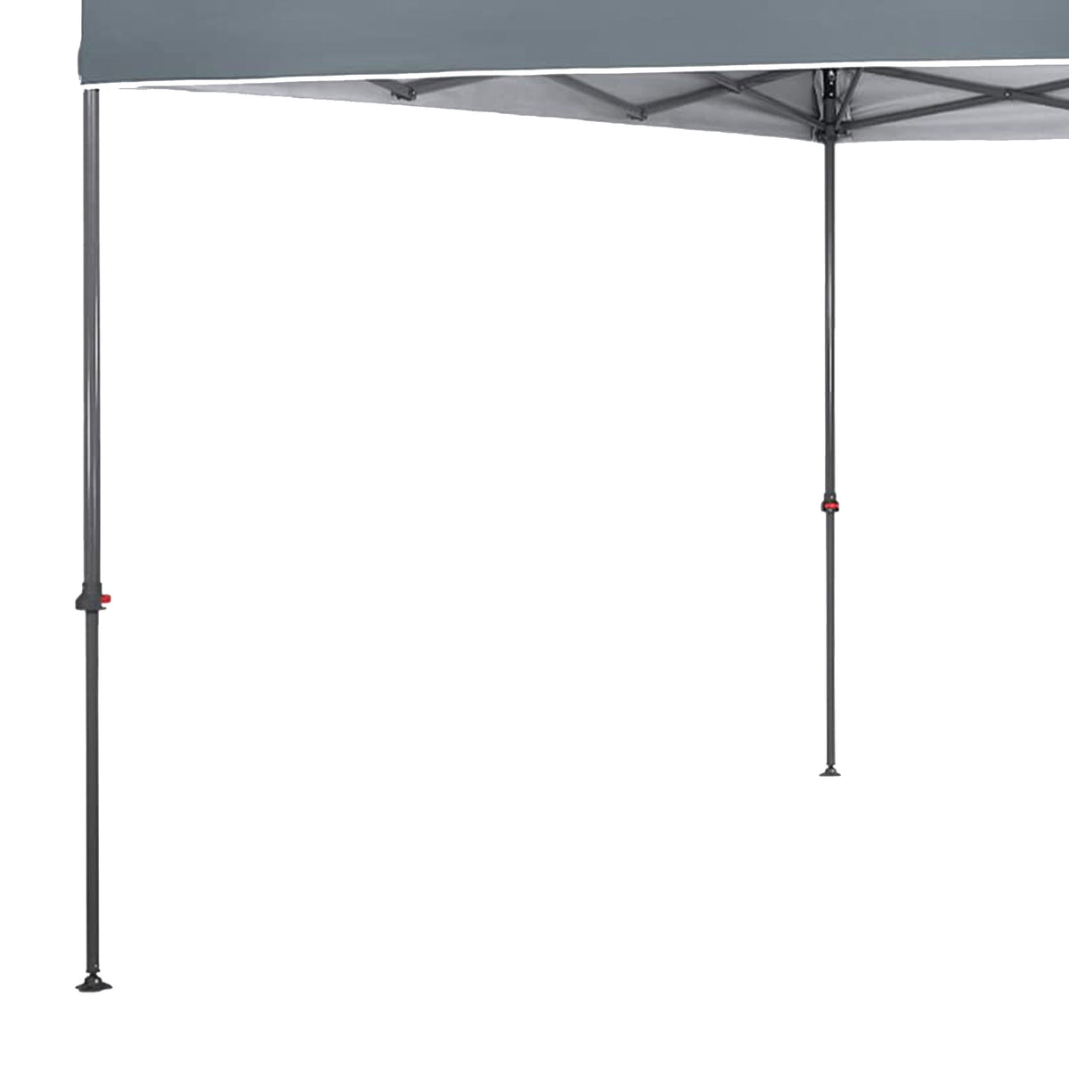 Crown Shades 10’ x 10’ Instant Pop Up Folding Shade Canopy with Carry Bag, Grey - VMInnovations