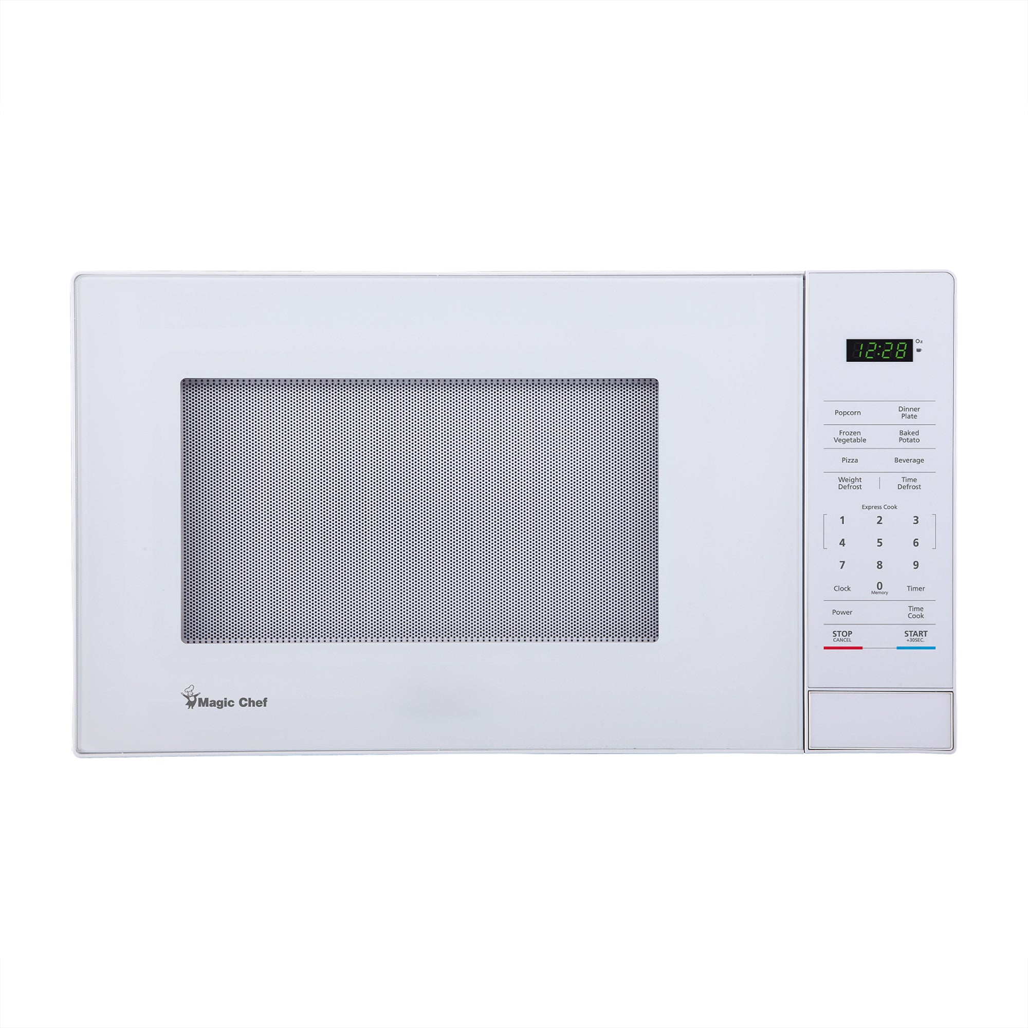 Magic Chef 1000 W 1.1 Cubic Feet Digital Touch Countertop Microwave, White(Used) - VMInnovations