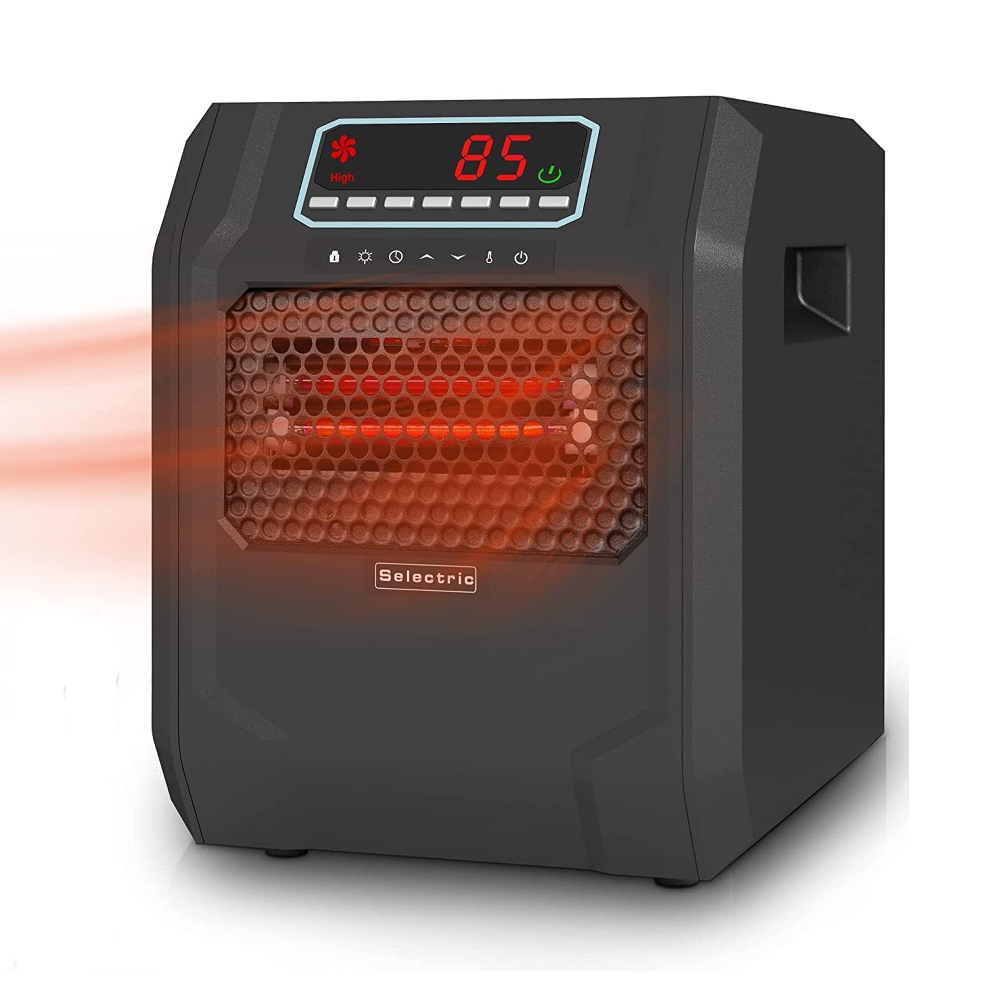 VOLTORB Corded Electric Radiant Space Heater w/3 Heat Settings, Black (Used) - VMInnovations