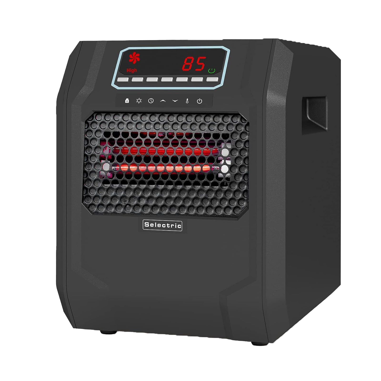 VOLTORB Portable Corded Electric Radiant Space Heater w/3 Heat Settings, Black - VMInnovations