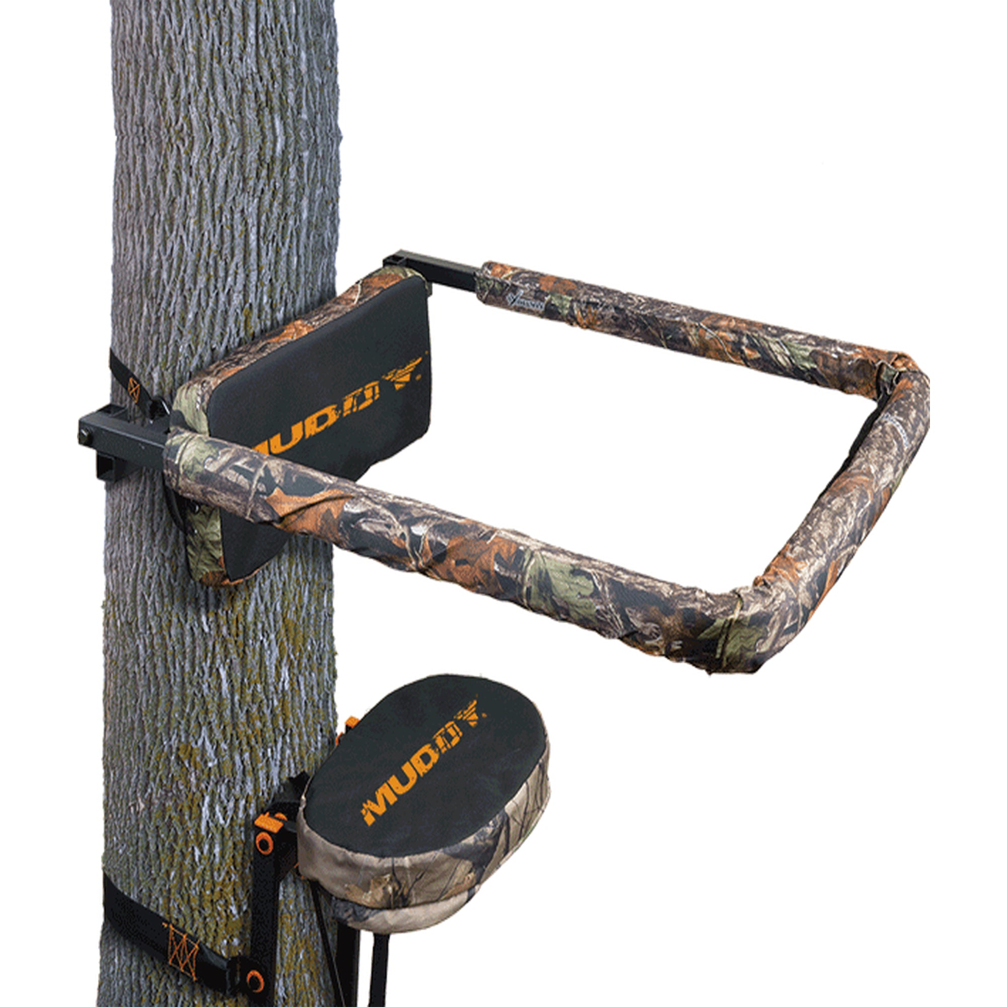Muddy The Boss Hang On Hunting Tree Stand Platform & Flip Up Shooting Rail Rest - VMInnovations