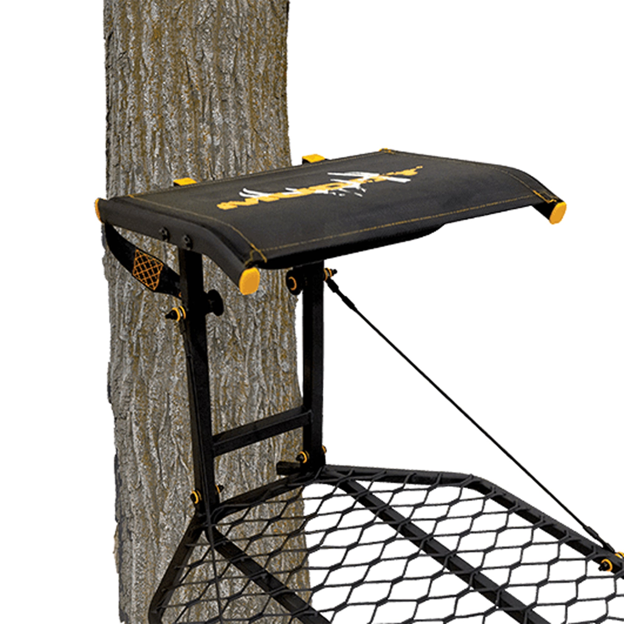 Muddy The Boss Hang On Hunting Tree Stand Platform & Flip Up Shooting Rail Rest - VMInnovations