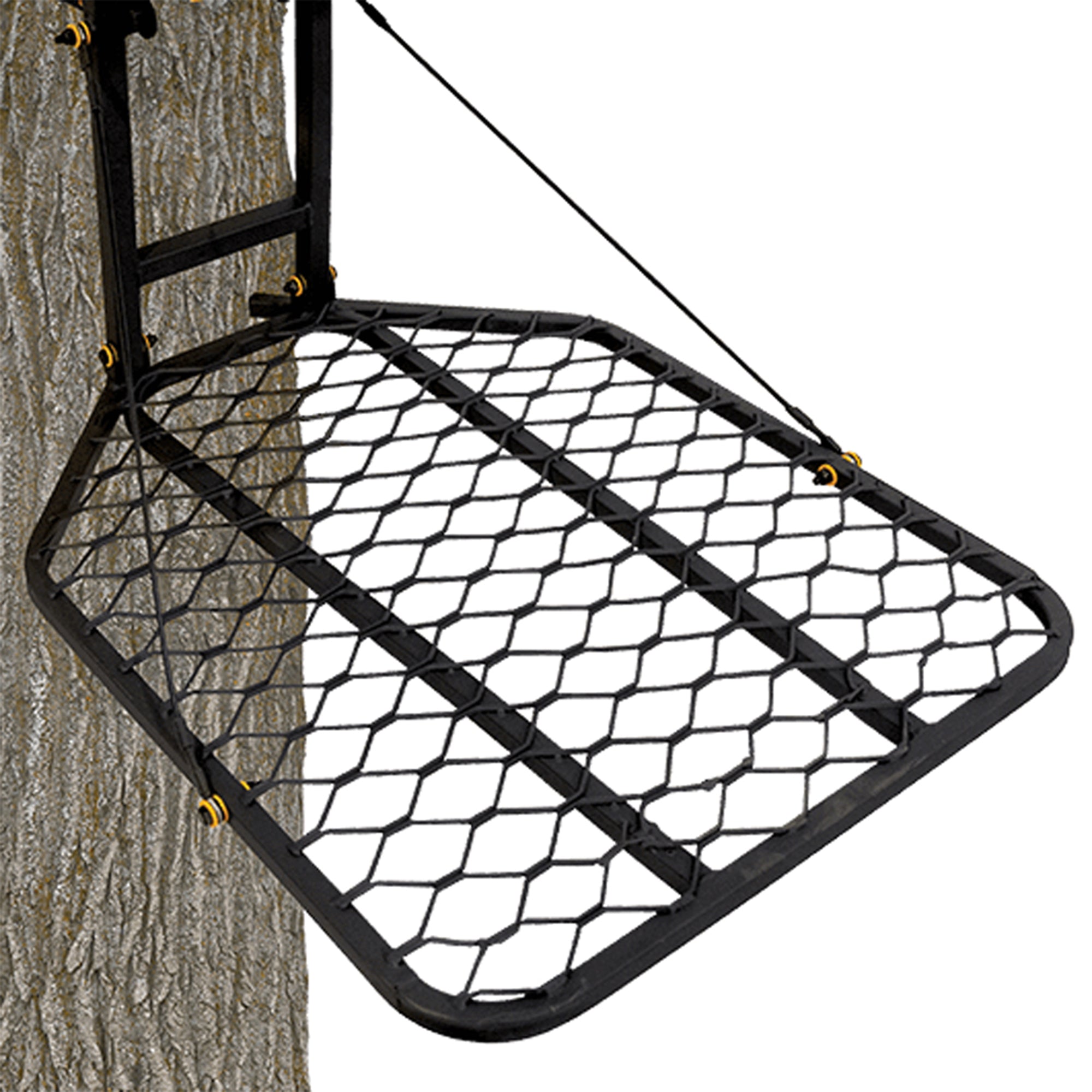 Muddy The Boss Hang On Hunting Tree Stand Platform & Flip Up Shooting Rail Rest - VMInnovations