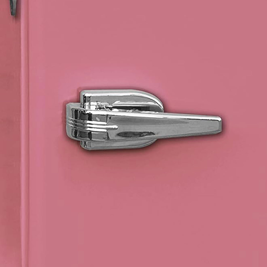 Frigidaire 1.6 Cubic Foot Countertop Retro Bar Mini Fridge with Freezer, Pink - VMInnovations