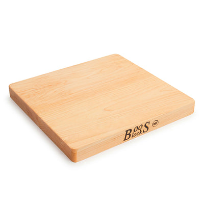 John Boos Chop N Slice Small Maple Wood Edge Grain Cutting Board, 10" x 10" x 1"