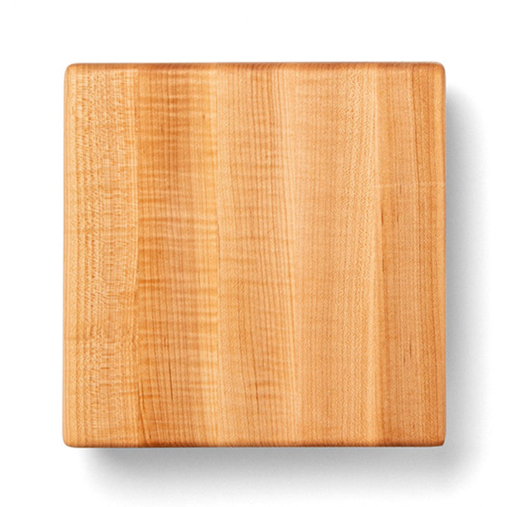 John Boos Small Maple Wood Edge Grain Cutting Board for Kitchen, 9" x 9" x 1.5"
