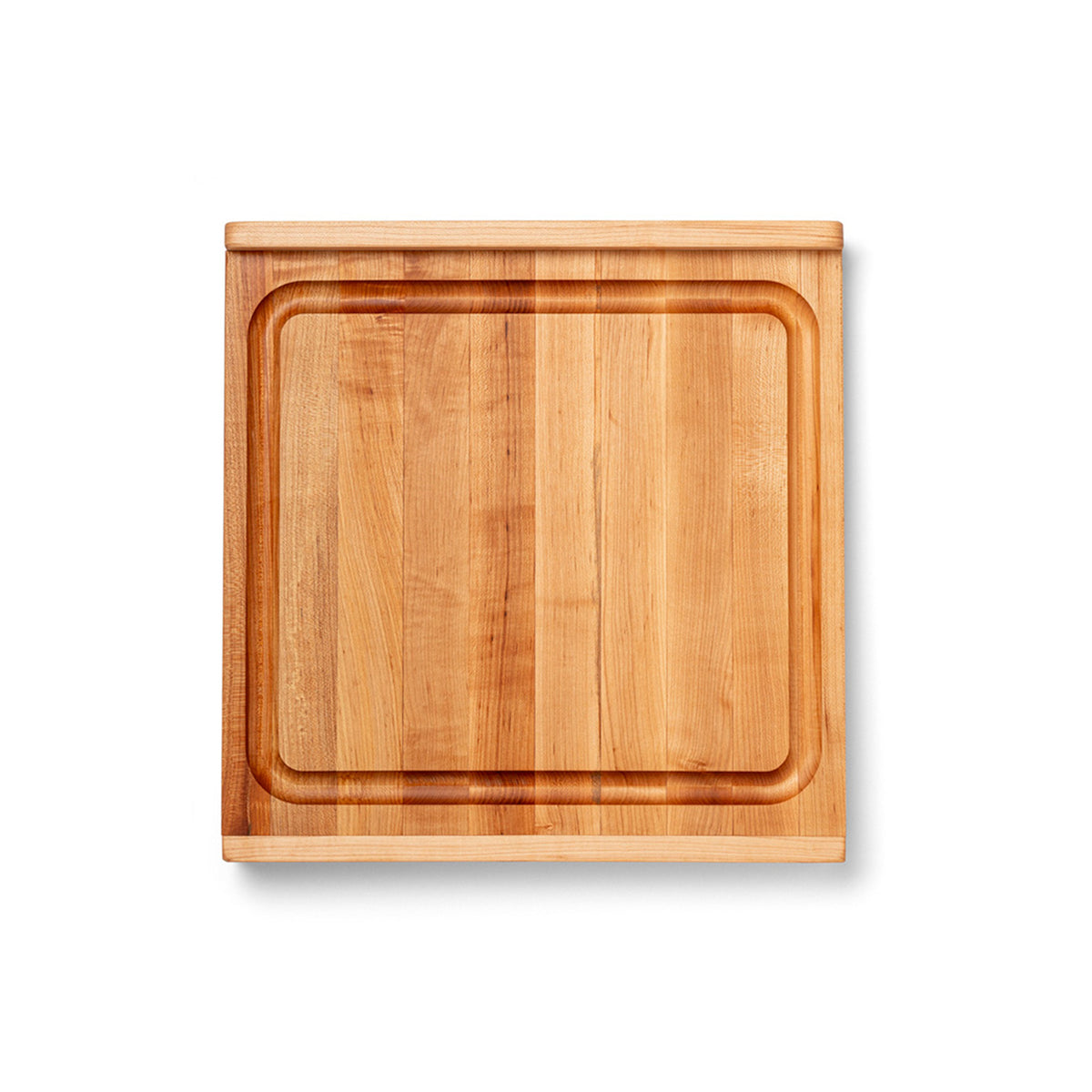 John Boos Countertop Reversible Wood Cutting Board with Juice Groove, Maple