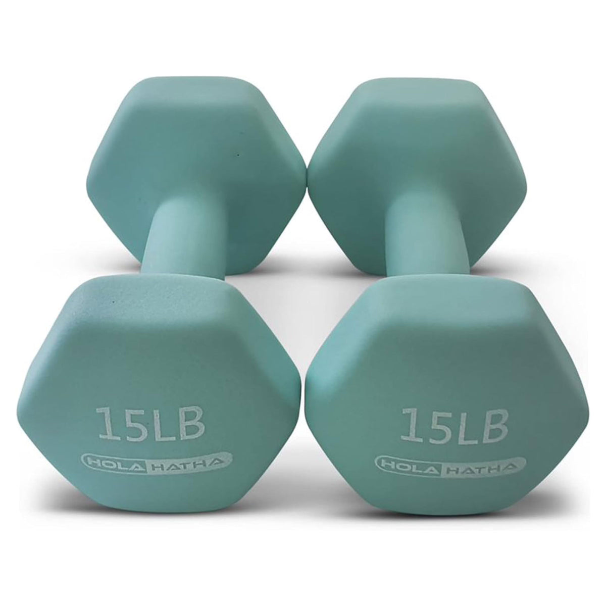 HolaHatha 3, 5, 8, 10 & 12Lb Neoprene Dumbbell Set w/Storage Rack (Open Box) - VMInnovations
