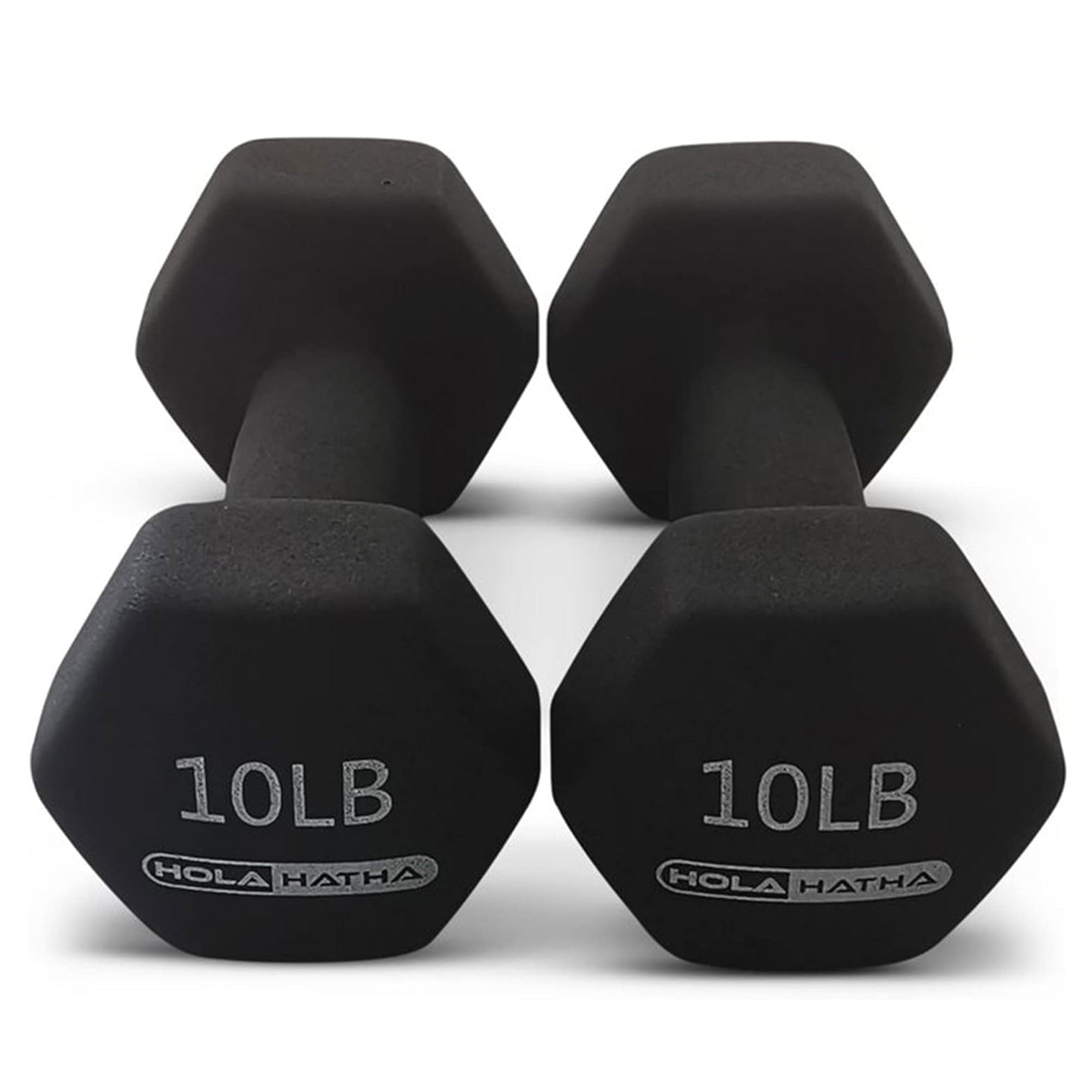 HolaHatha 3, 5, 8, 10 & 12 Pound Neoprene Dumbbell Set w/Storage Rack(For Parts) - VMInnovations