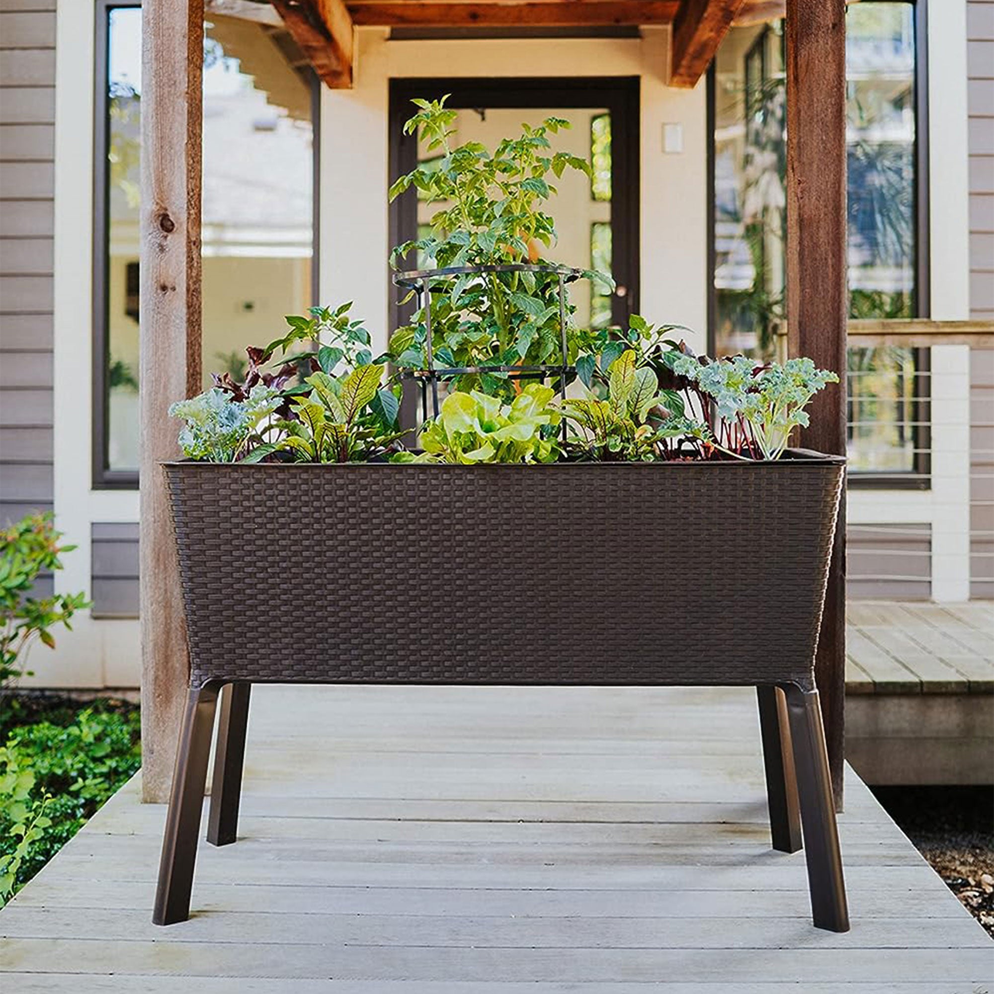 Polymer Products 19.5" L x 44.5" W x 29.75" H Raised Garden Bed, (For Parts) - VMInnovations