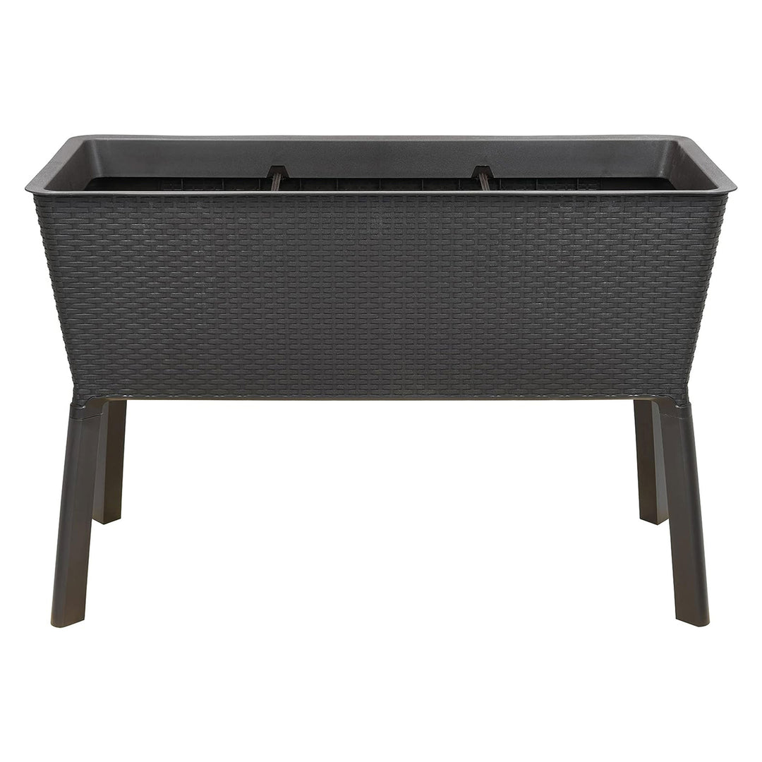 Polymer Outdoor Products 19.5" L x 44.5" W x 29.75" H Raised Garden Bed, Brown - VMInnovations