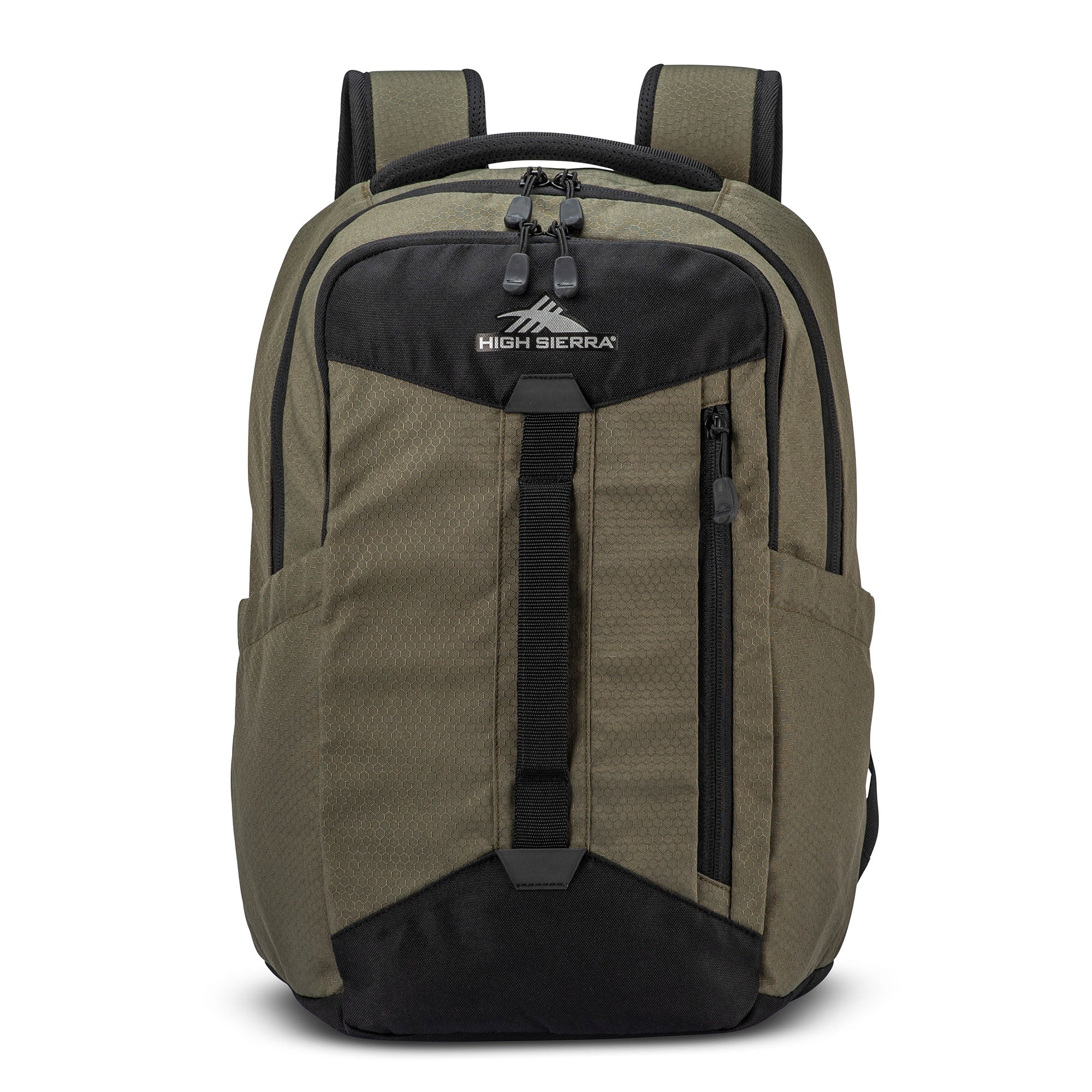 High Sierra Large Backpack w/Device Sleeve & Adjustable Straps,Olive Green(Used) - VMInnovations