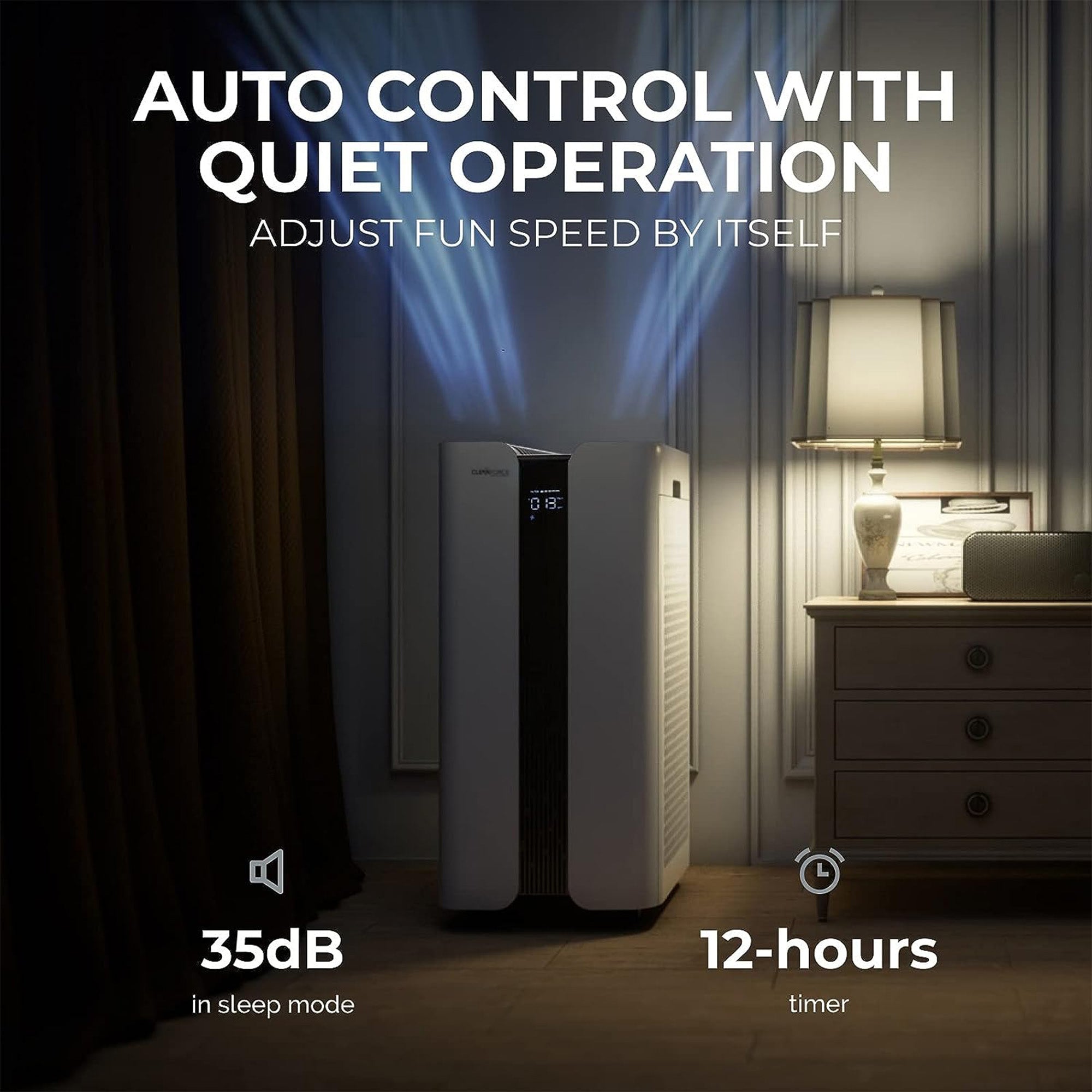 CleanForce Extra Large 4650 Sq Ft Home Air Purifier for Bedroom/Office (Used) - VMInnovations
