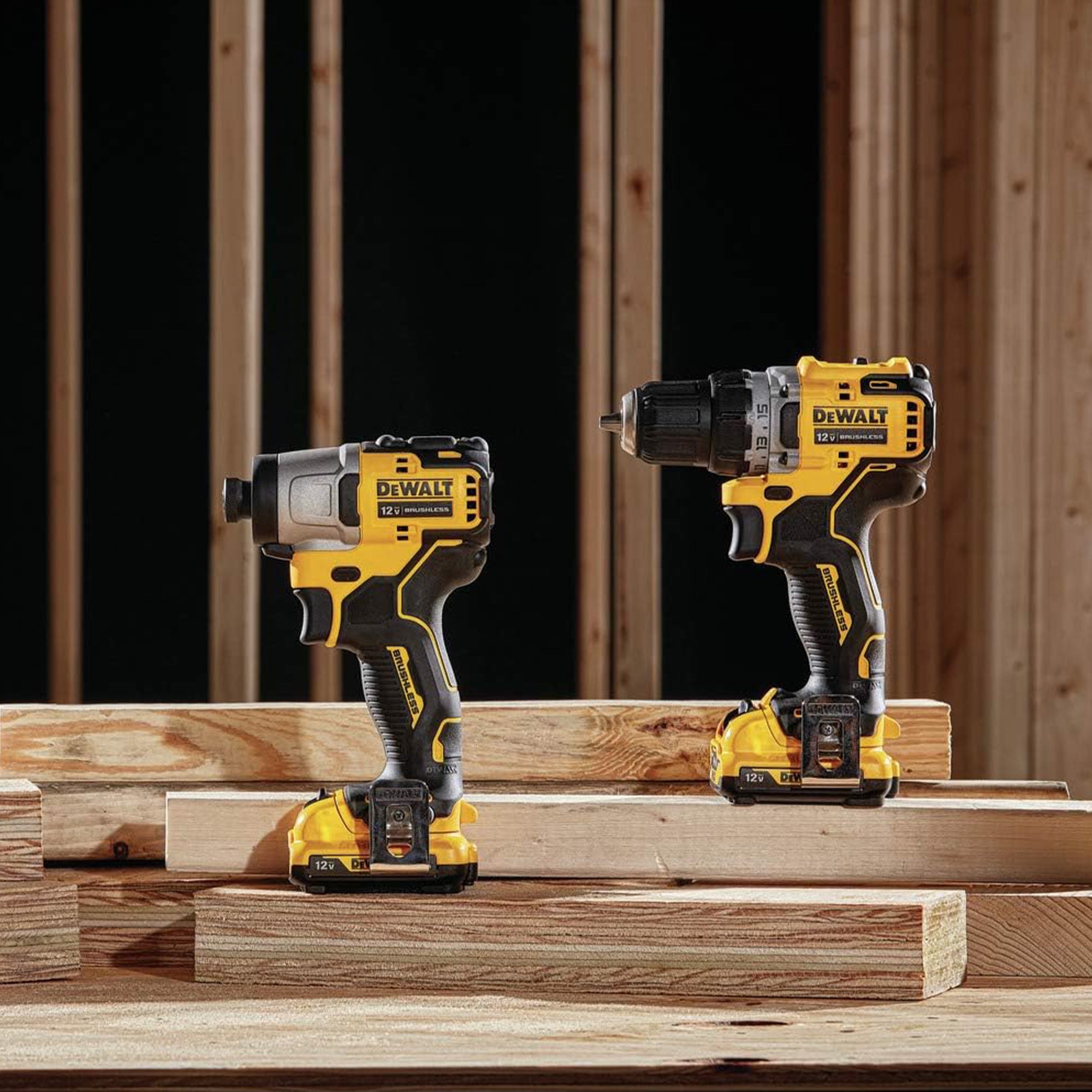 DeWalt XTREME 12V MAX Motor Drill & Impact Driver Combo Hand Tool Set (Used) - VMInnovations