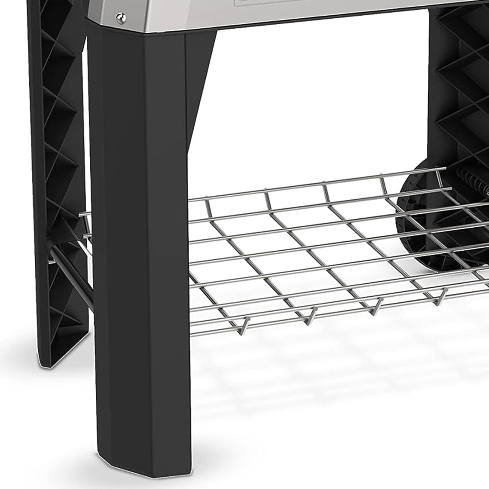 Weber Pulse 200 Electric Grill Rolling Cart w/Foldable Table, Black(Open Box) - VMInnovations